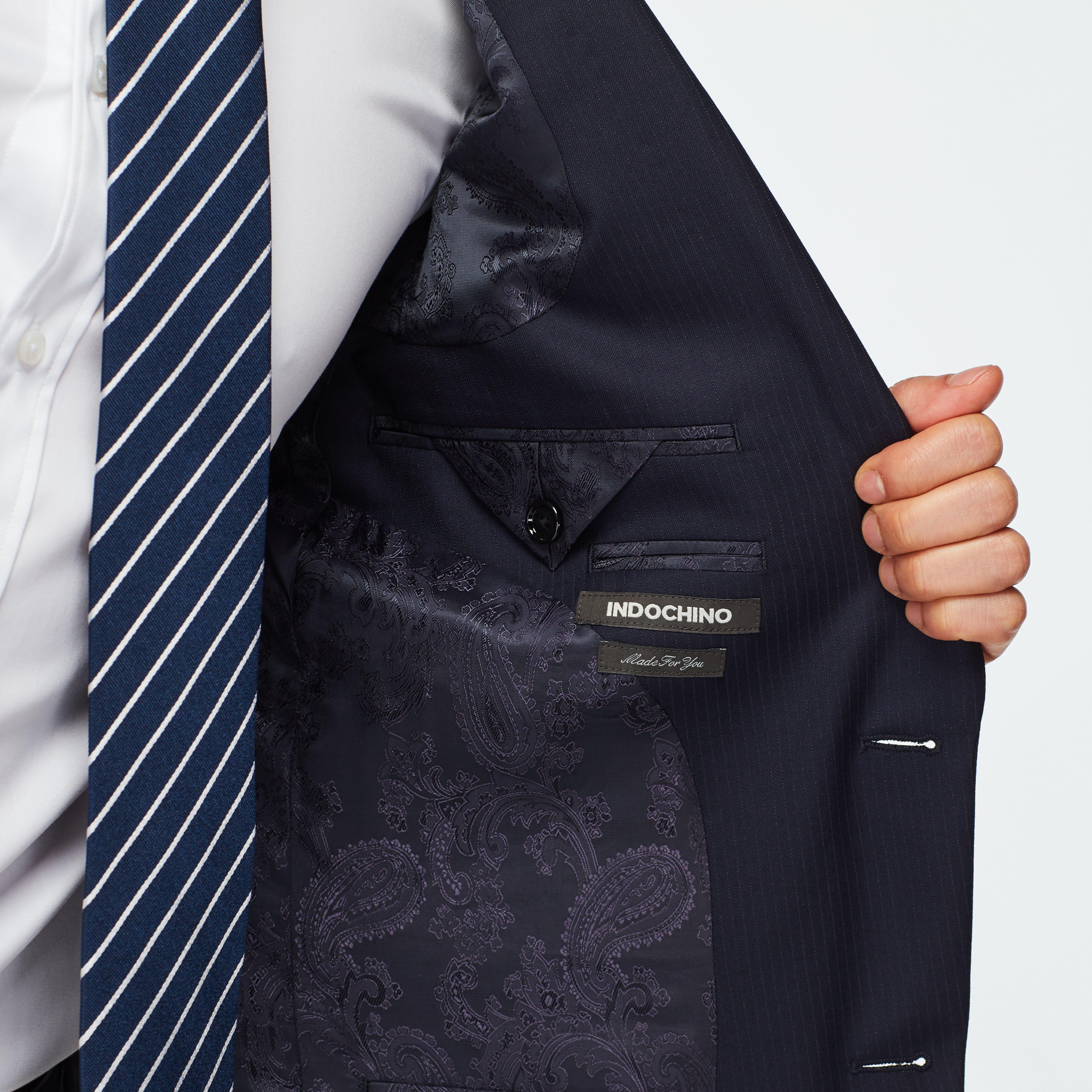 highbridge fineline midnight blue suit