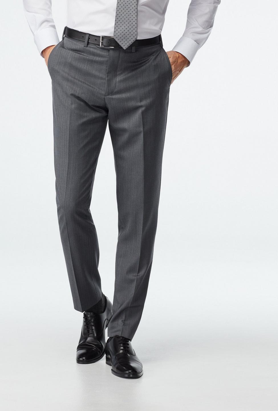 Gray pants - Highbridge Herringbone Design from Luxury Indochino Collection