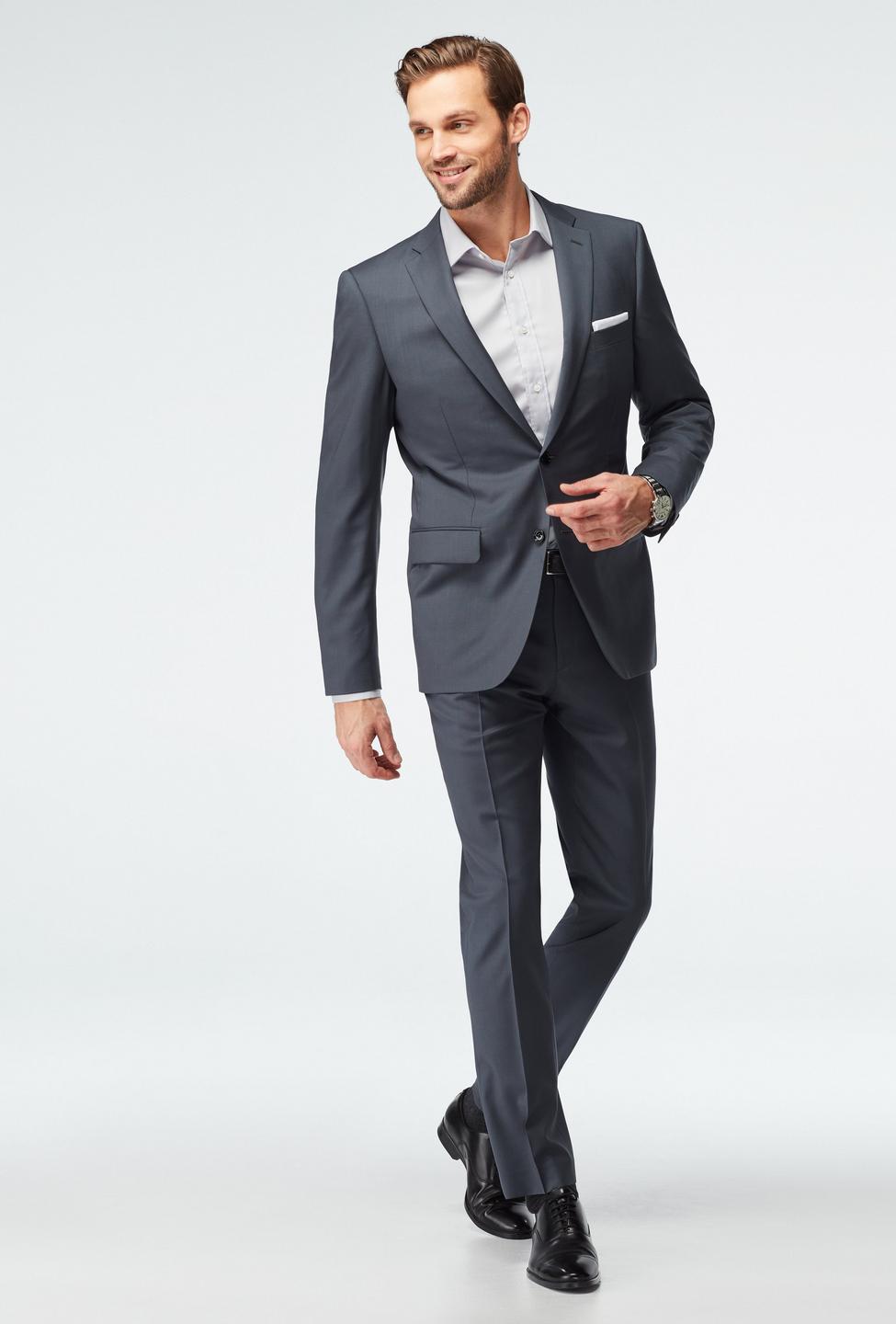 Gray suit - Milano Solid Design from Italian Indochino Collection