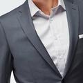 Product thumbnail 1 Gray suit - Milano Solid Design from Italian Indochino Collection