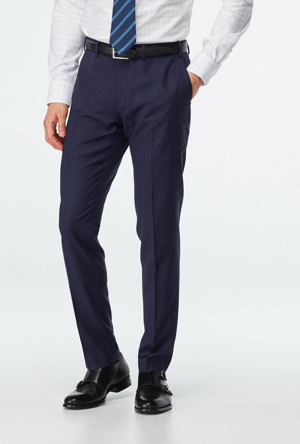 Navy pants - Milano Solid Design from Indochino Collection