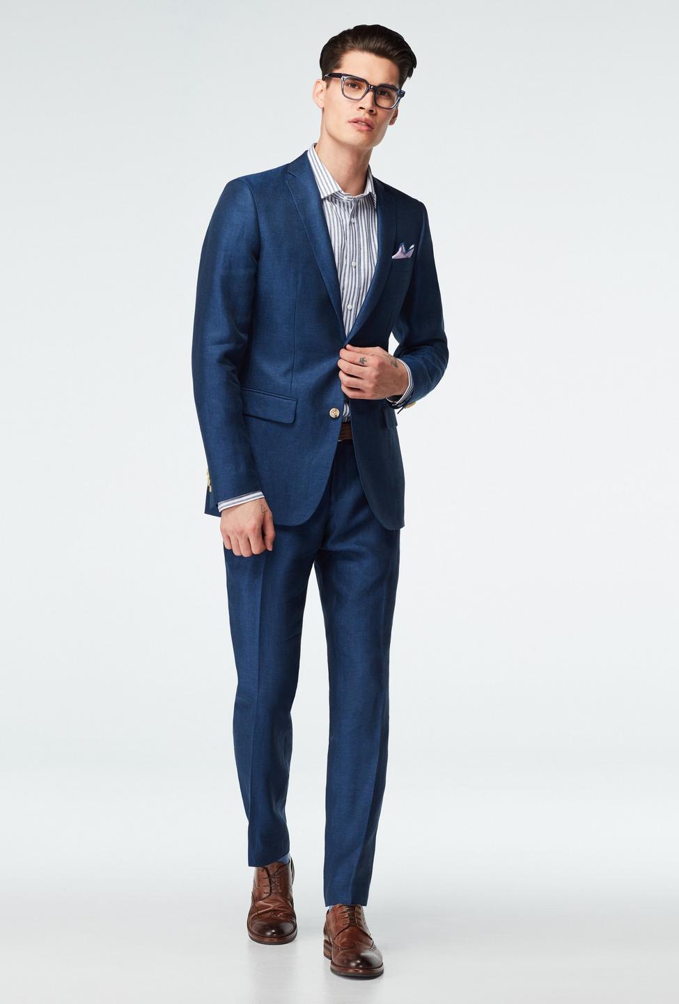 Blue suit - Sailsbury Solid Design from Seasonal Indochino Collection