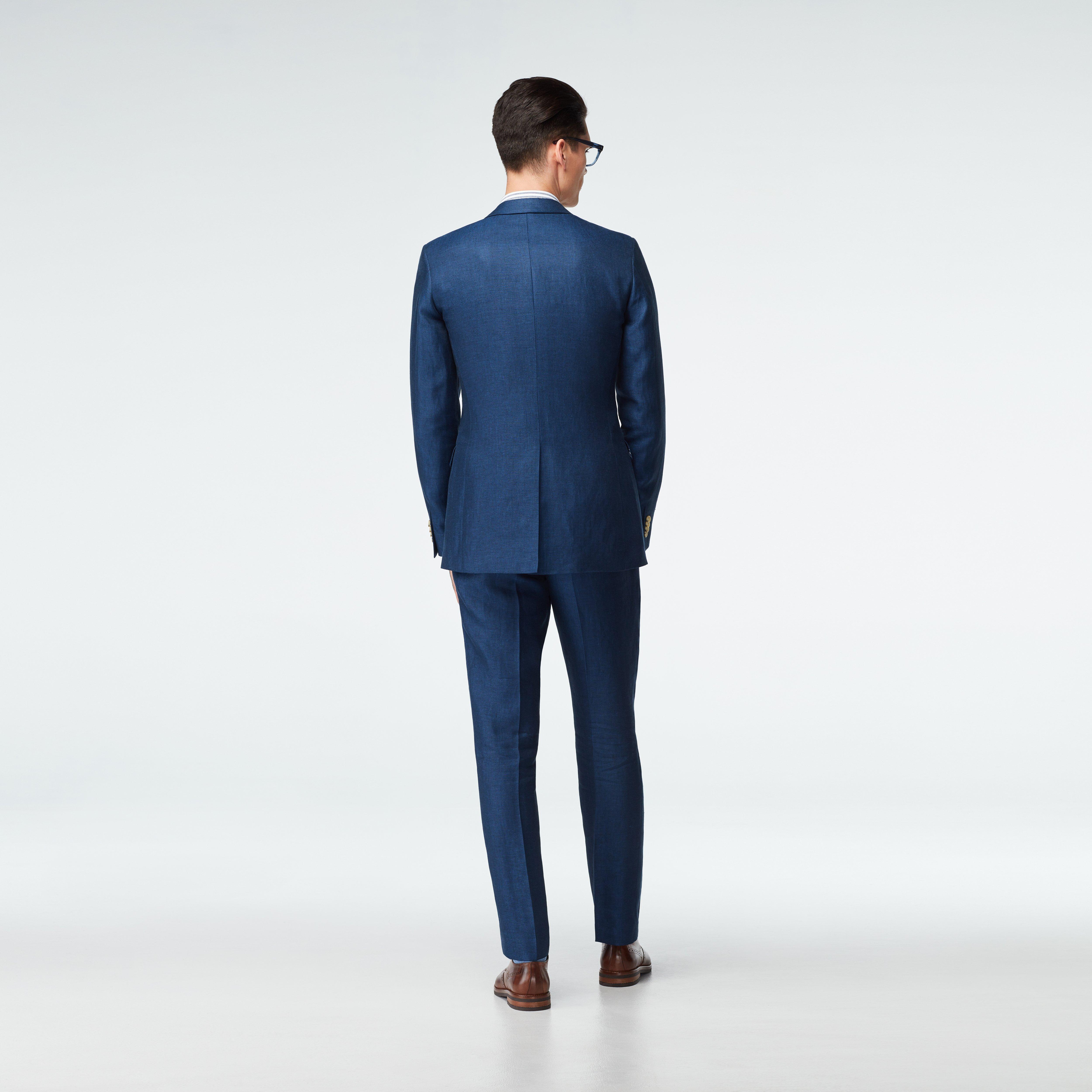 Sailsbury Linen Blue Suit (e0199244faf6f262e70e1c0306e7b7df)