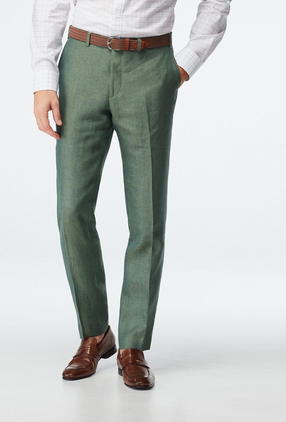 mens green dress pants