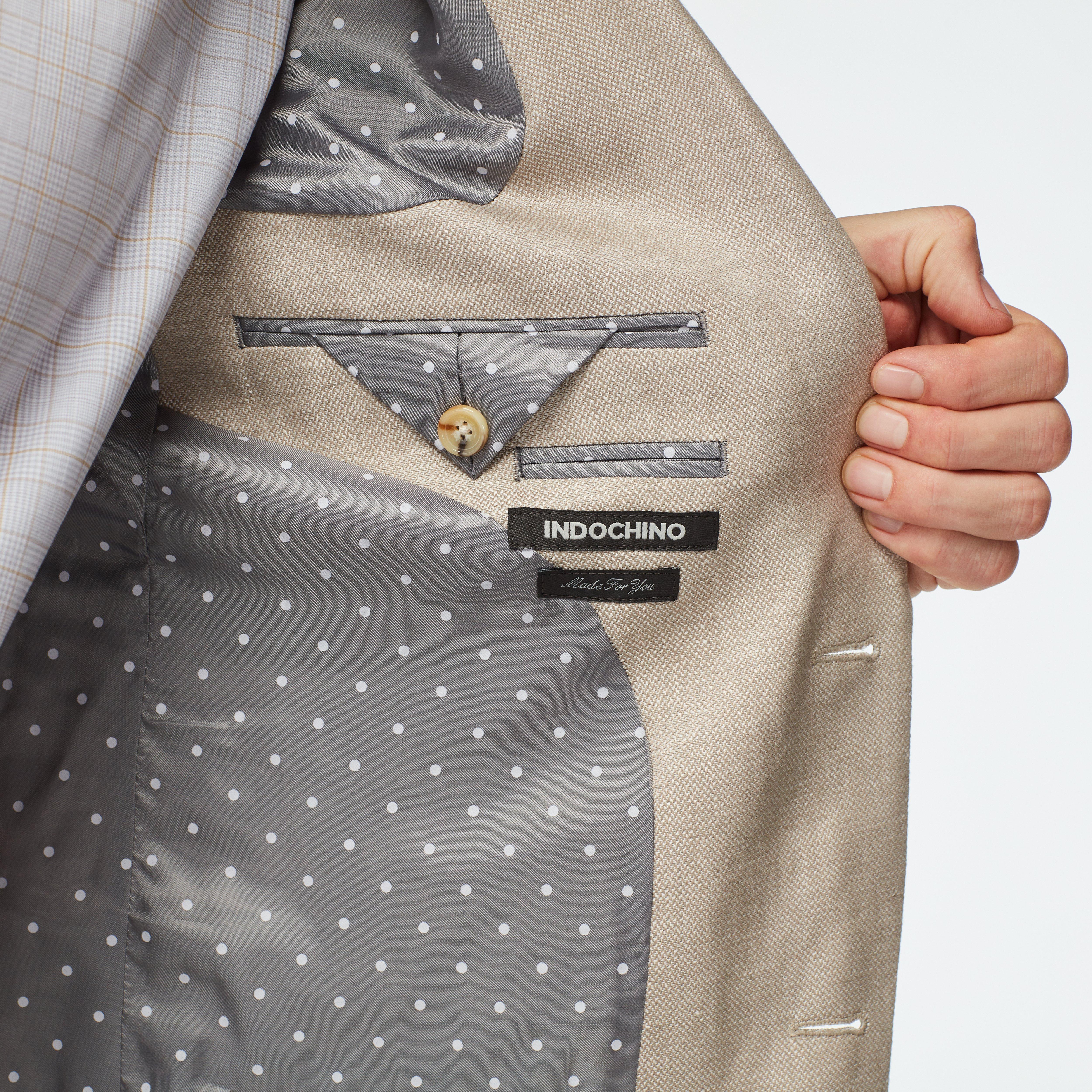 Product thumbnail 5 Cream suit - Sailsbury Solid Design from Spring / Summer Indochino Collection