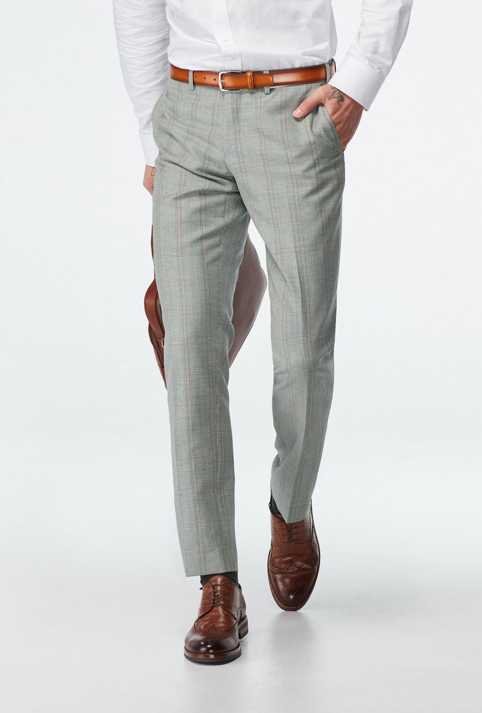 Green pants - Southport Houndstooth Design from Seasonal Indochino Collection