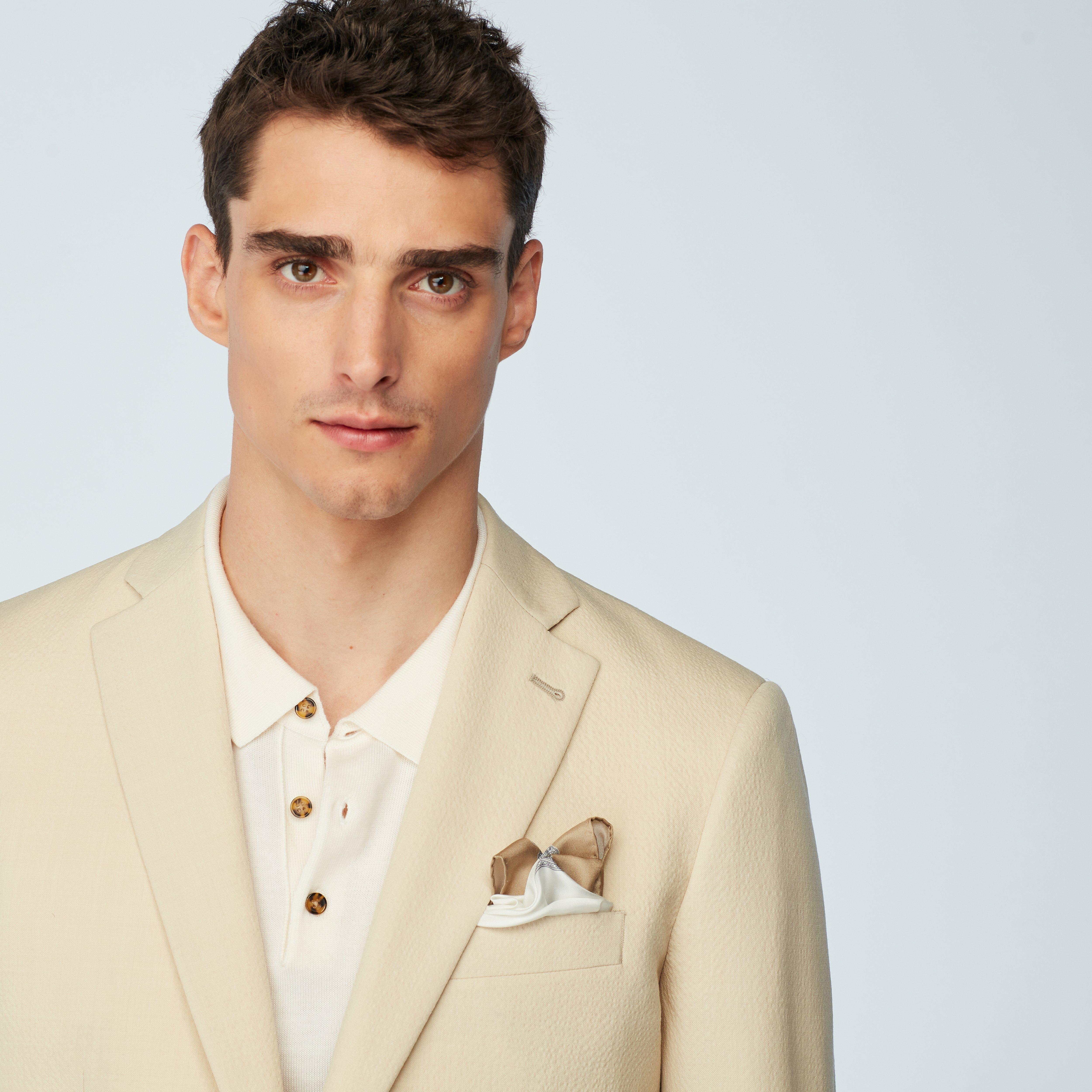 Product thumbnail 4 Cream blazer - Stapleford Solid Design from Spring / Summer Indochino Collection