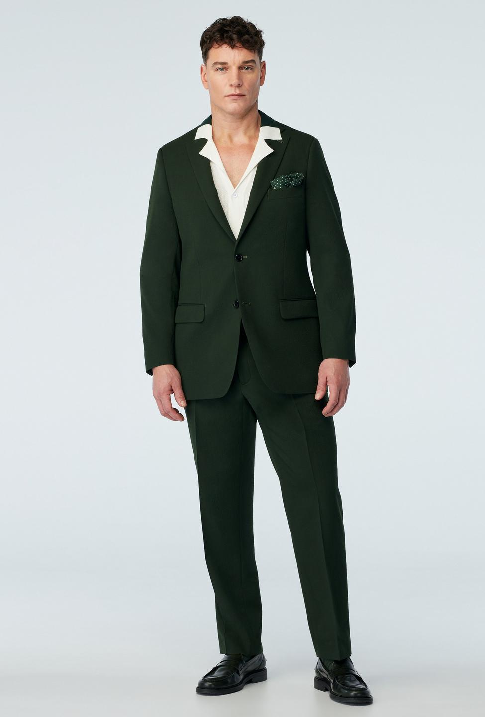 Green suit - Stapleford Solid Design from Seasonal Indochino Collection
