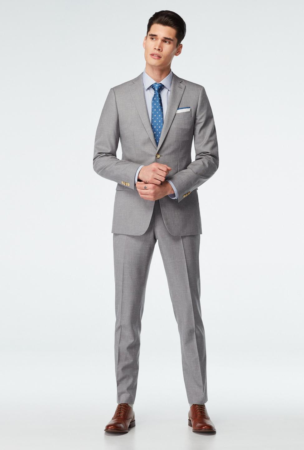 Gray suit - Stockport Solid Design from Seasonal Indochino Collection