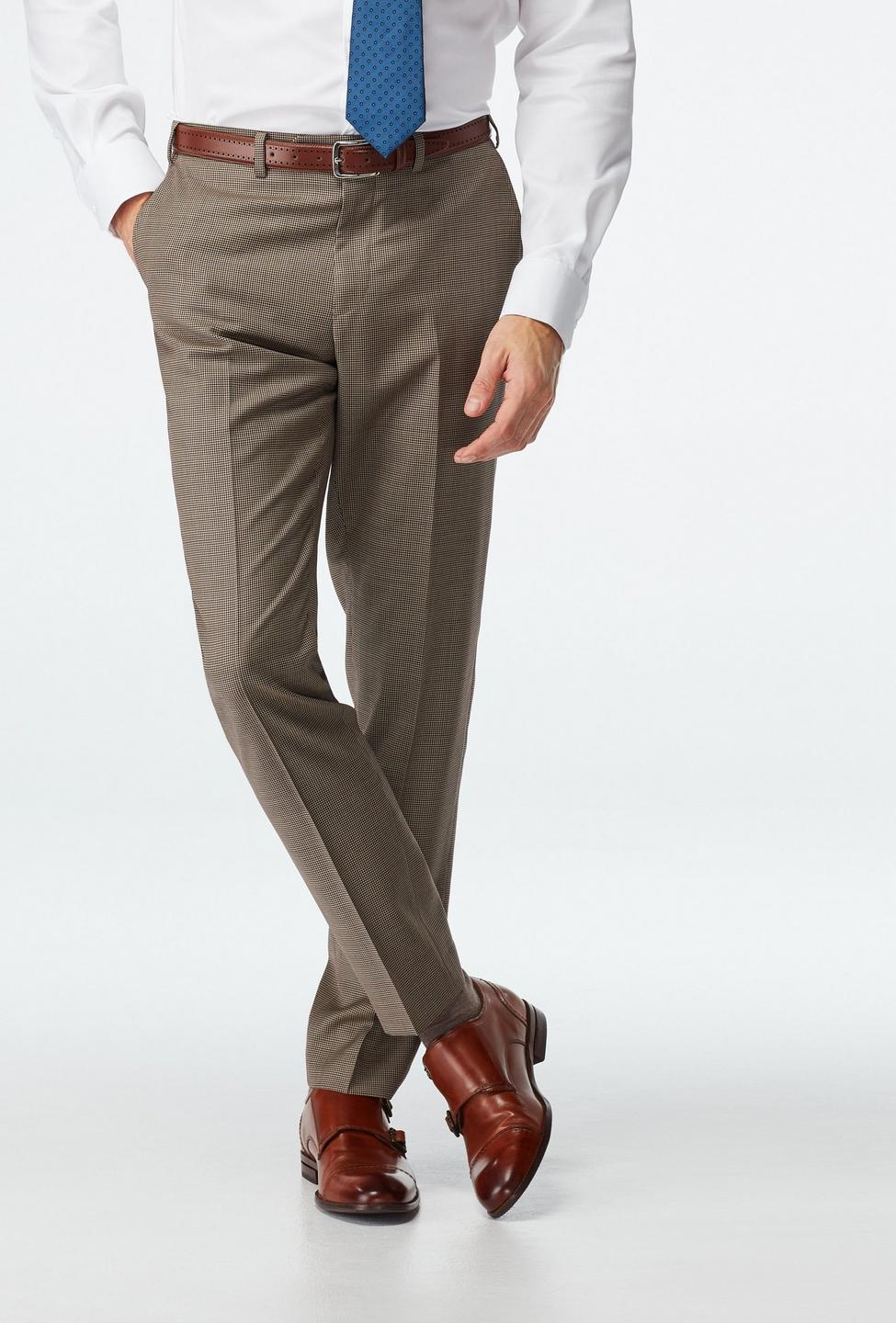 Brown pants - Sunderland Houndstooth Design from Seasonal Indochino Collection