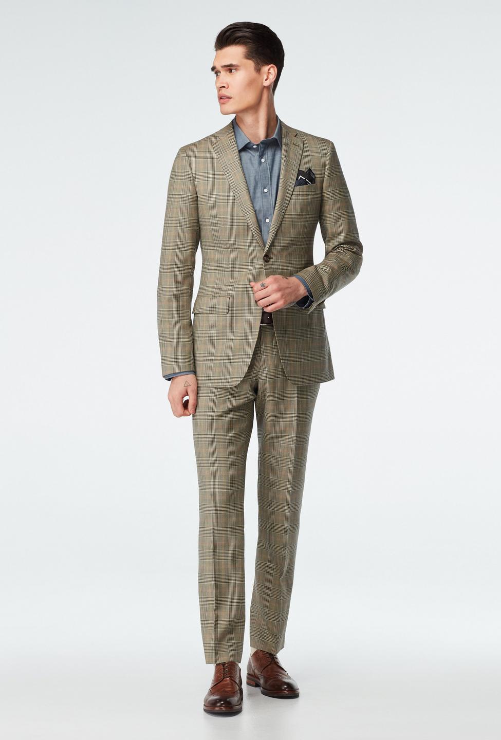Brown suit - Sunderland Plaid Design from Seasonal Indochino Collection