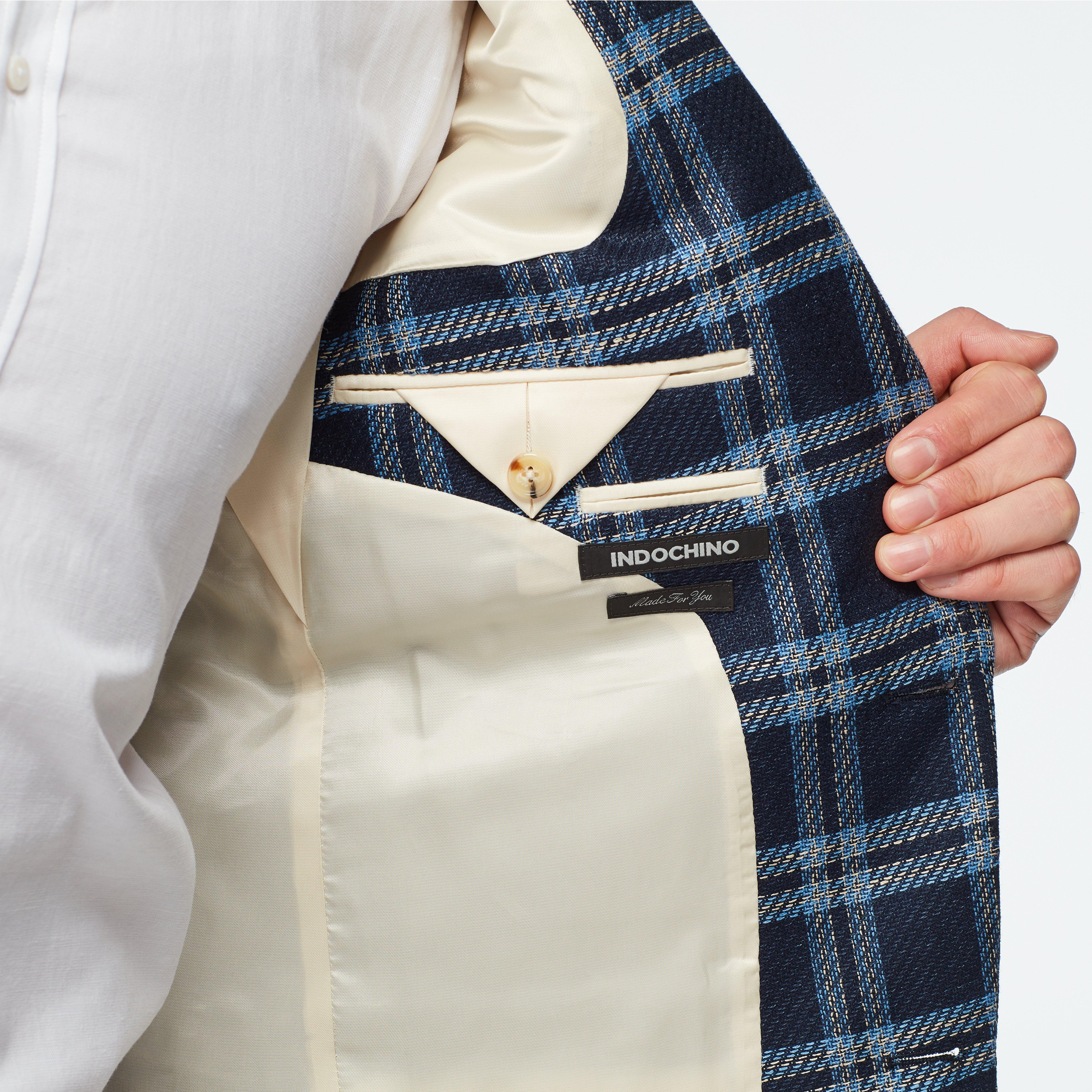Product thumbnail 3 Navy blazer - Swanley Plaid Design from Seasonal Indochino Collection