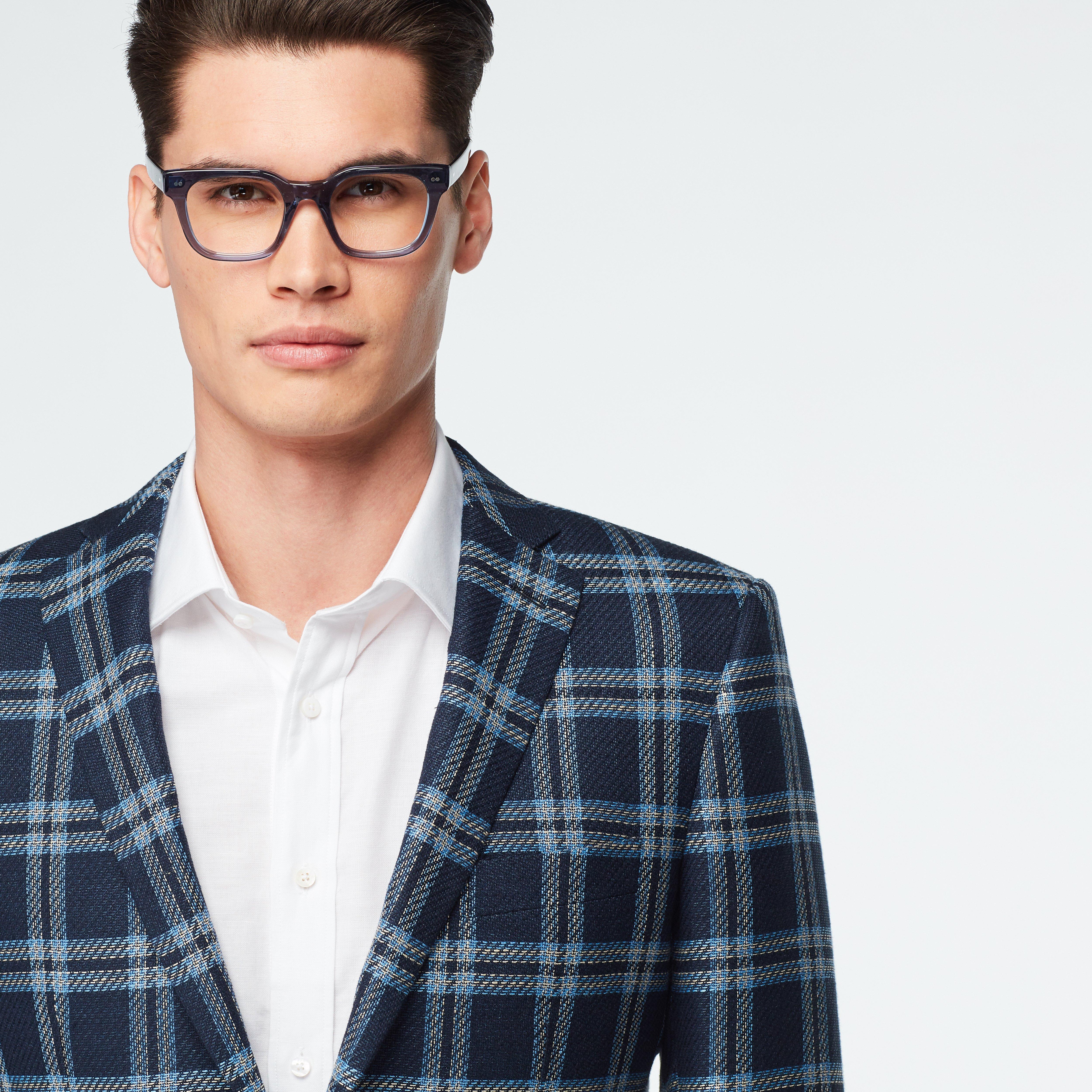 Product thumbnail 4 Navy blazer - Swanley Plaid Design from Seasonal Indochino Collection