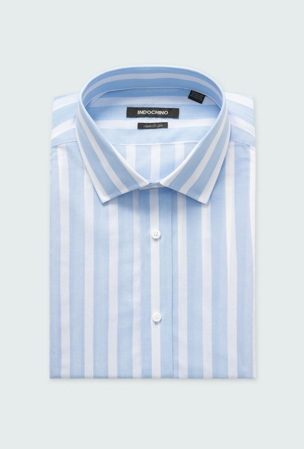 Blue shirt - Stroud Striped Design from Seasonal Indochino Collection