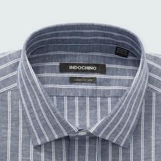 Product thumbnail 2 Navy shirt - Sudbury Striped Design from Premium Indochino Collection