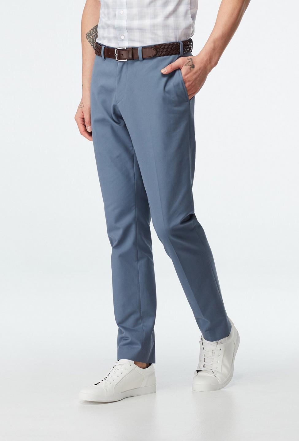 Blue pants - Halton Solid Design from Premium Indochino Collection
