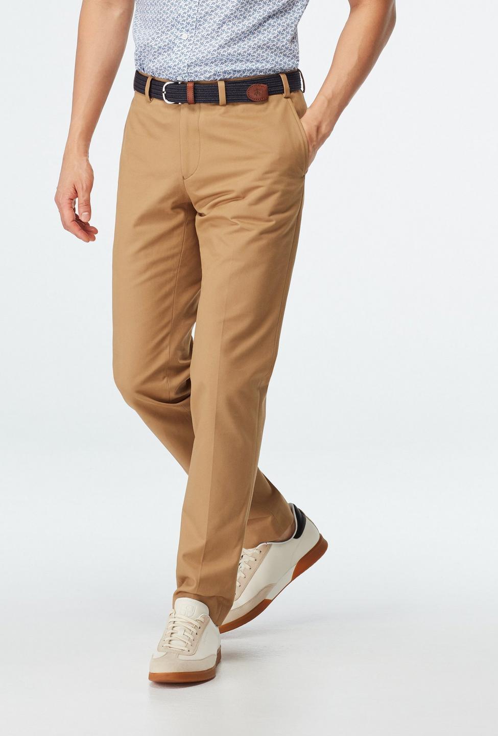 Brown pants - Halton Solid Design from Premium Indochino Collection