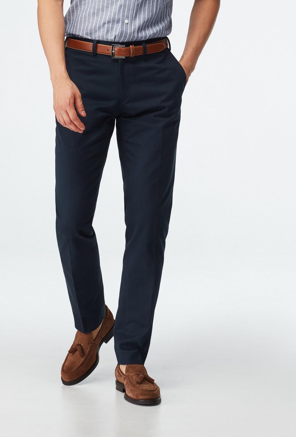 Navy pants - Halton Solid Design from Premium Indochino Collection