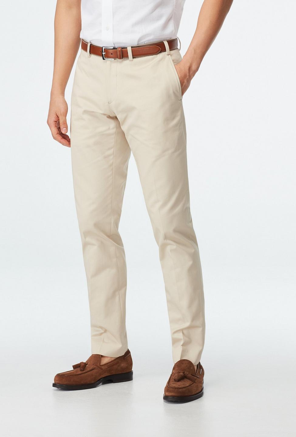 Brown pants - Halton Solid Design from Premium Indochino Collection