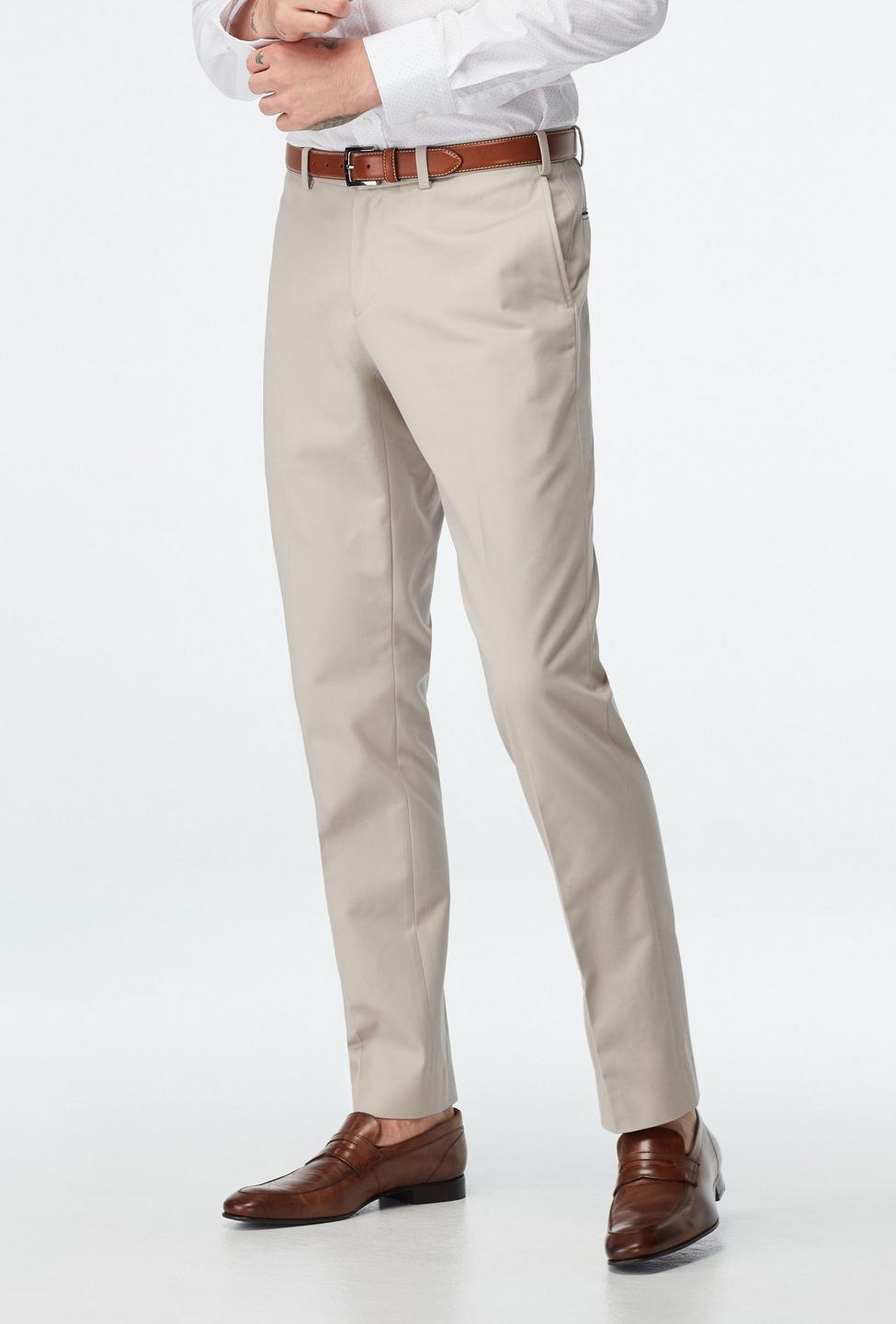 Gray pants - Halton Solid Design from Premium Indochino Collection