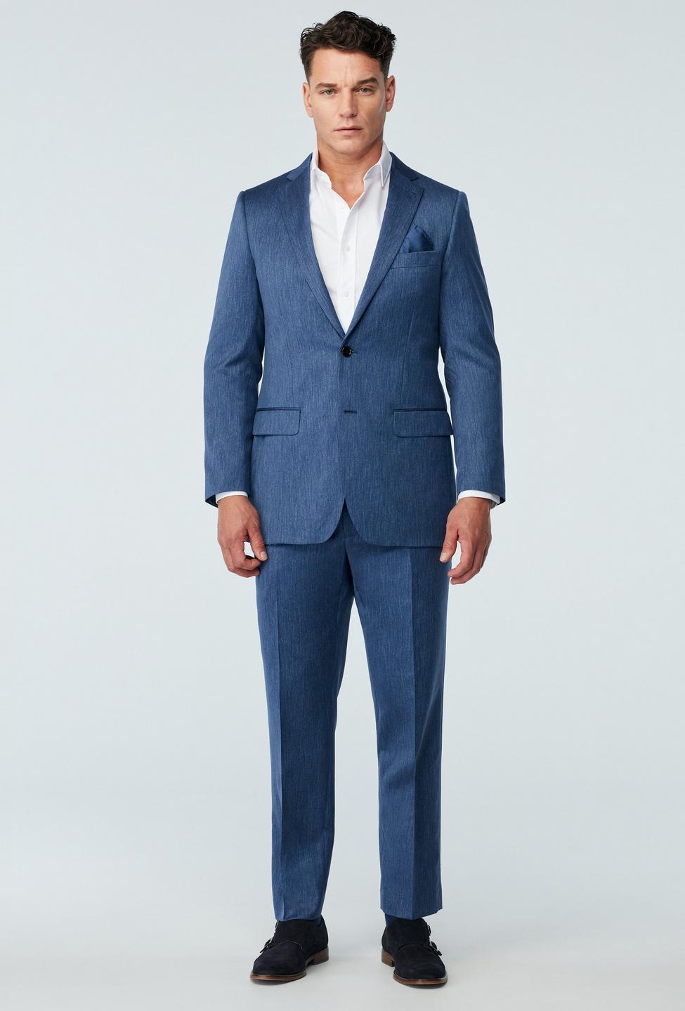 Blue blazer - Solid Design from Indochino Collection