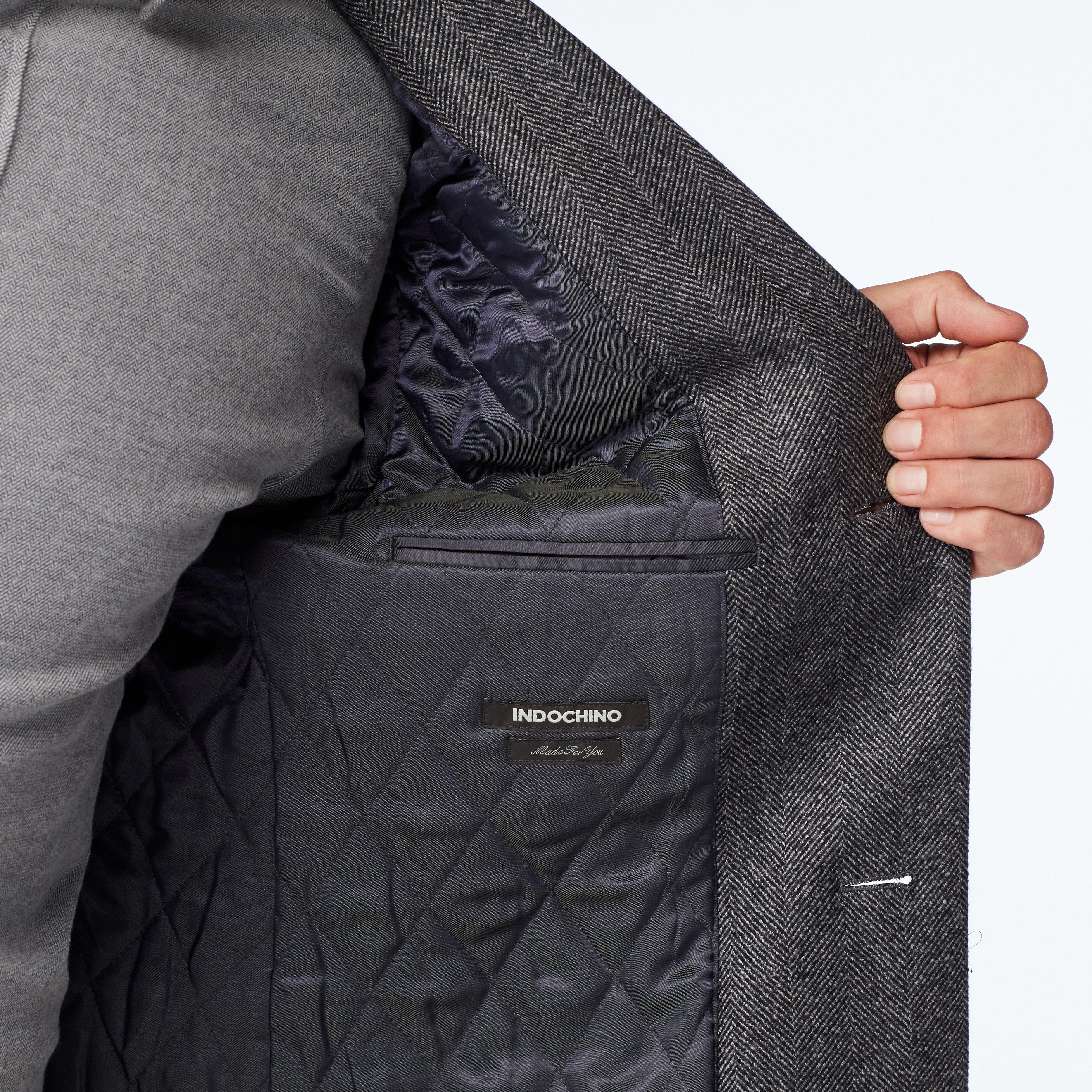 Product thumbnail 3 Gray outerwear - Heartford Herringbone Design from Premium Indochino Collection