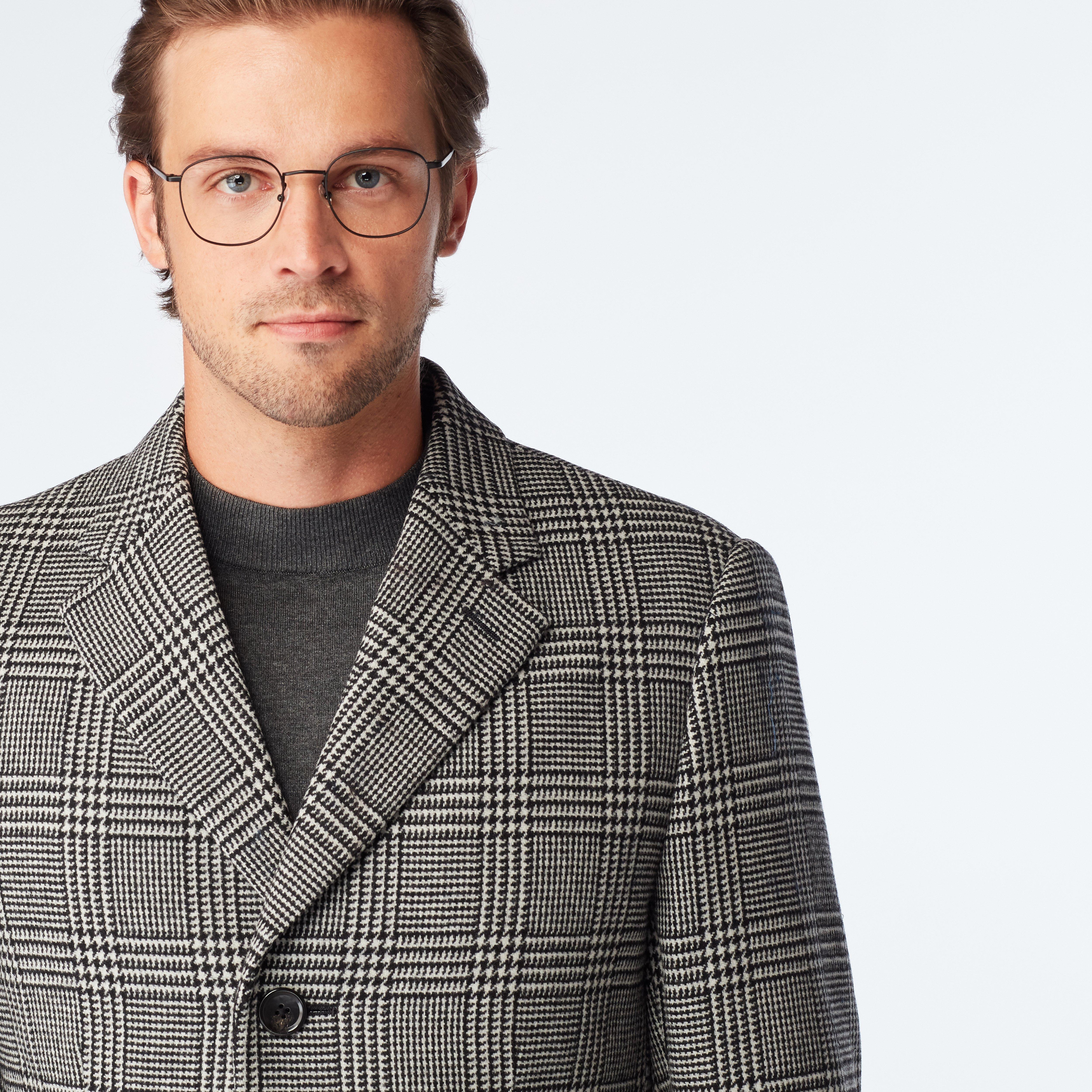 Product thumbnail 4 Black outerwear - Heartford Houndstooth Design from Premium Indochino Collection