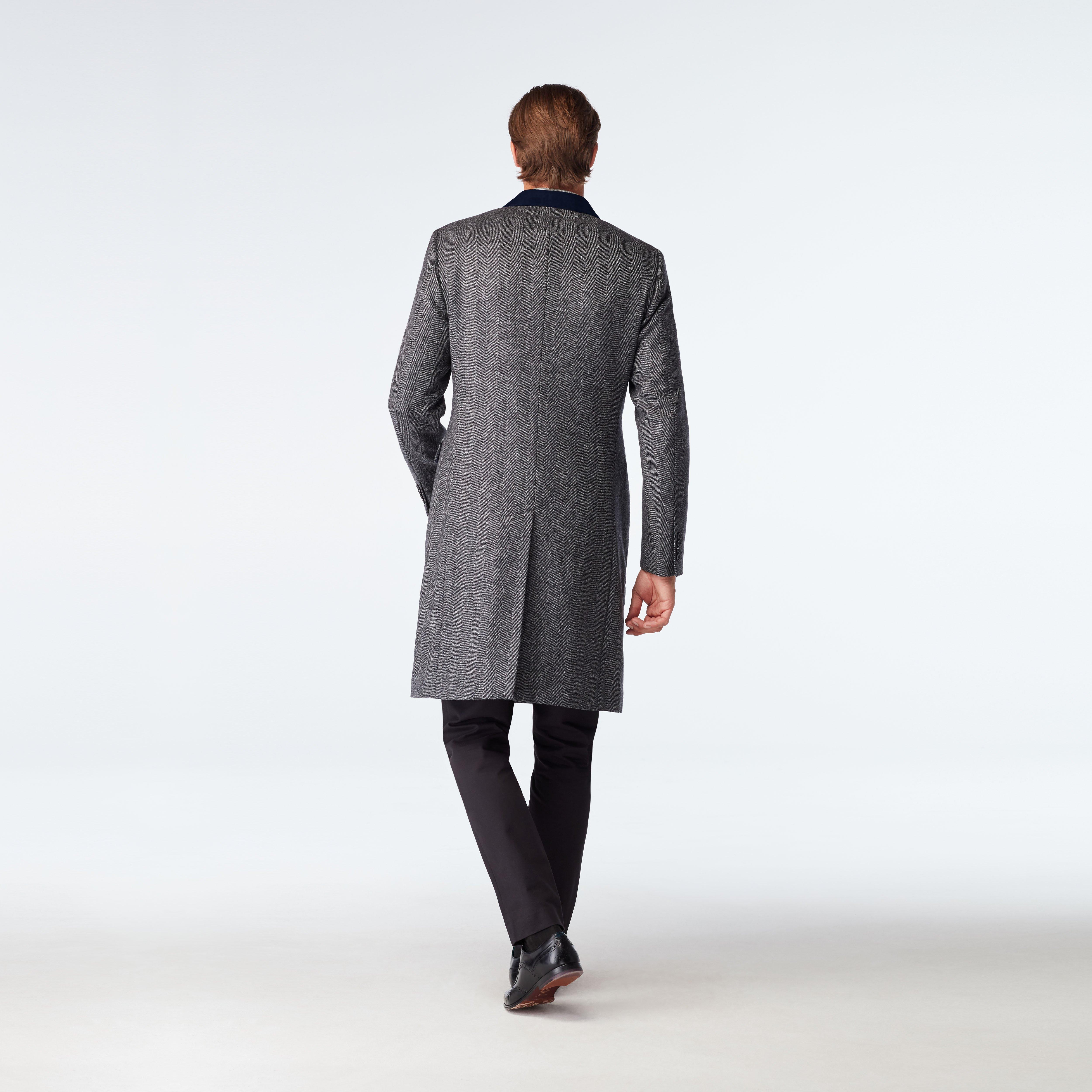 Product thumbnail 2 Gray outerwear - Huntley Herringbone Design from Premium Indochino Collection