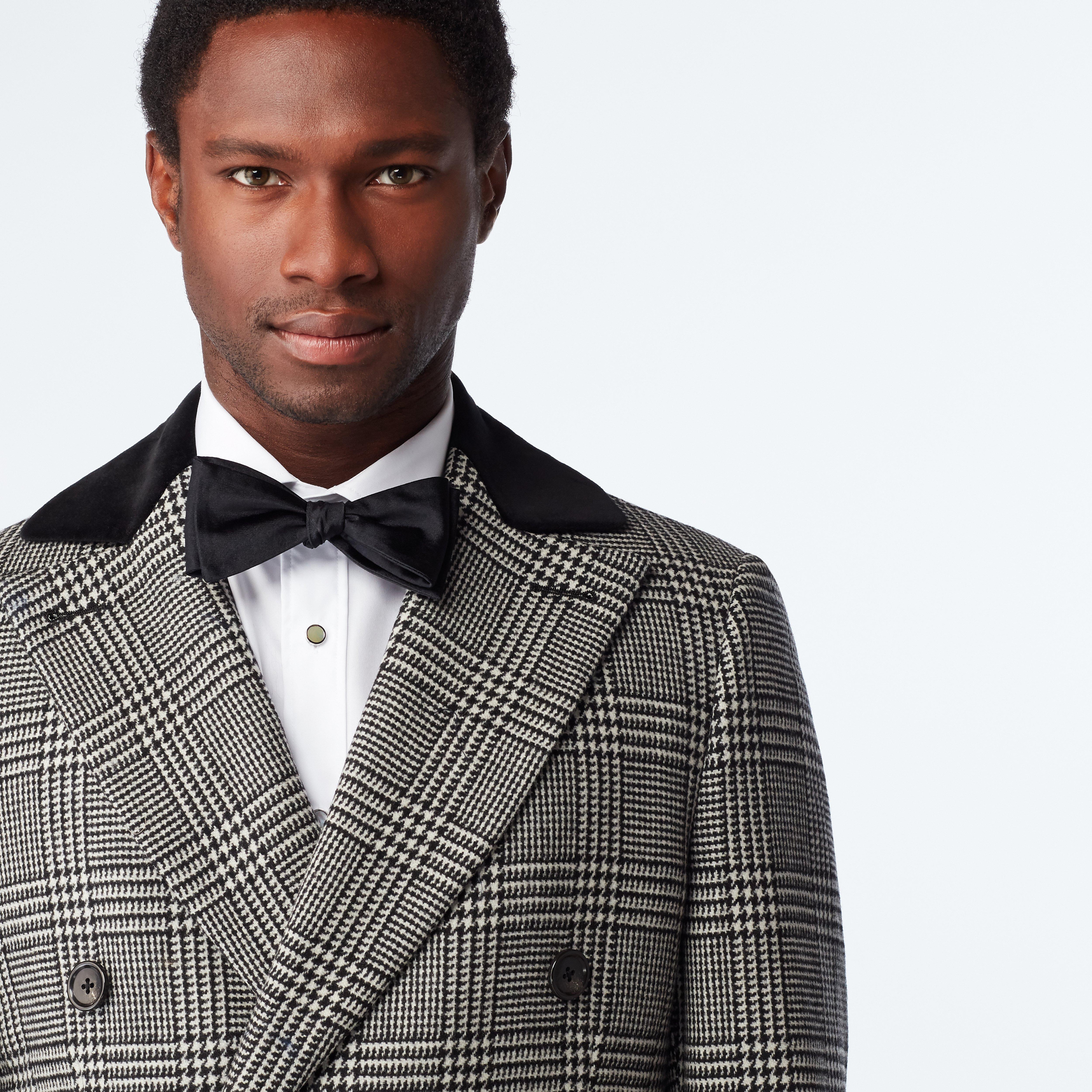 Product thumbnail 4 Black outerwear - Huntley Houndstooth Design from Premium Indochino Collection