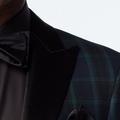 Product thumbnail 6 Navy suit - Hampton Plaid Design from Tuxedo Indochino Collection