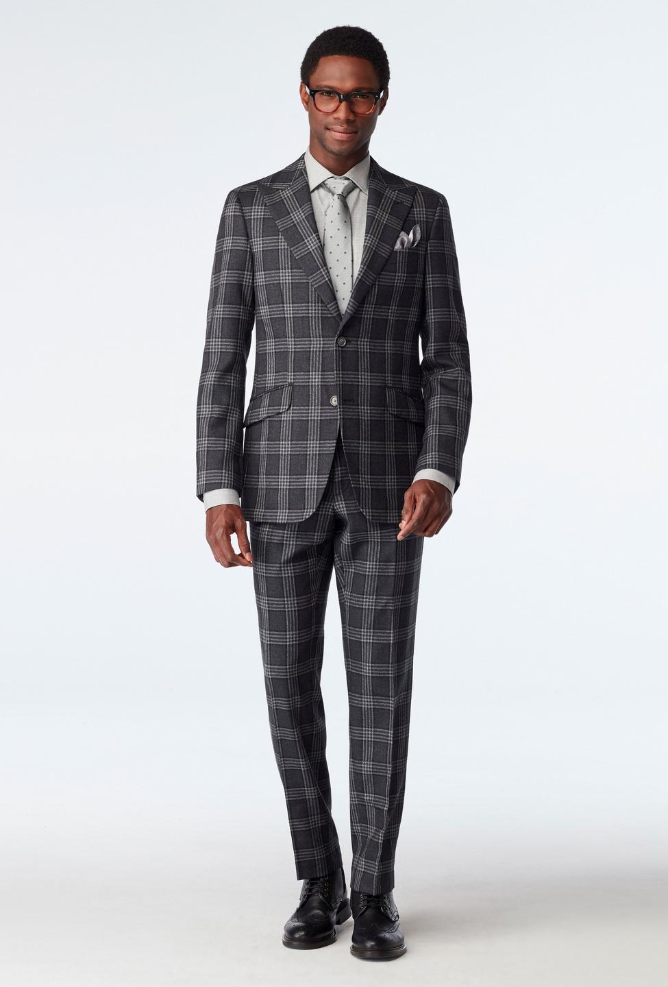 Gray suit - Deerhurst Checked Design from Seasonal Indochino Collection