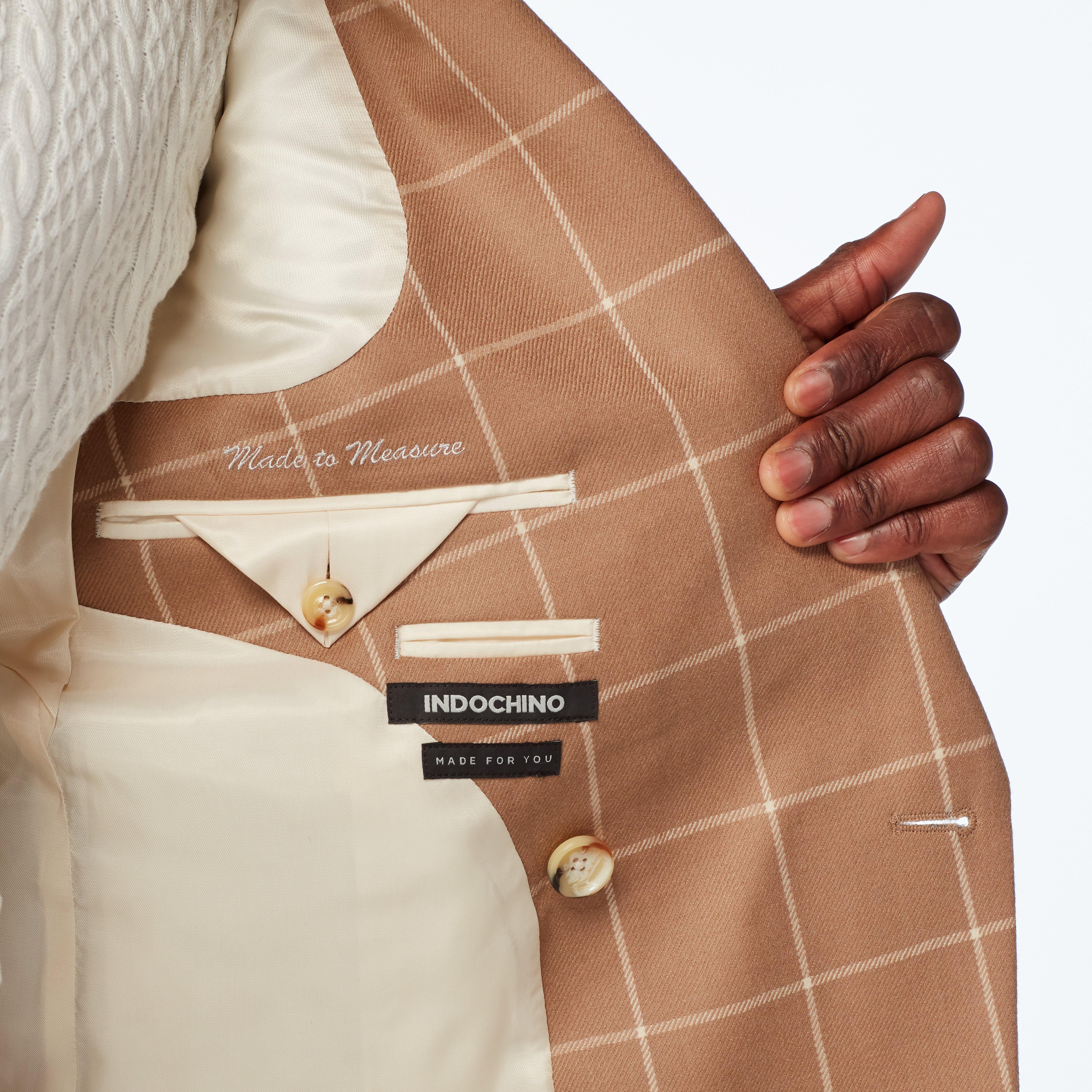 Product thumbnail 3 Camel blazer - Durham Checked Design from Fall / Winter Indochino Collection