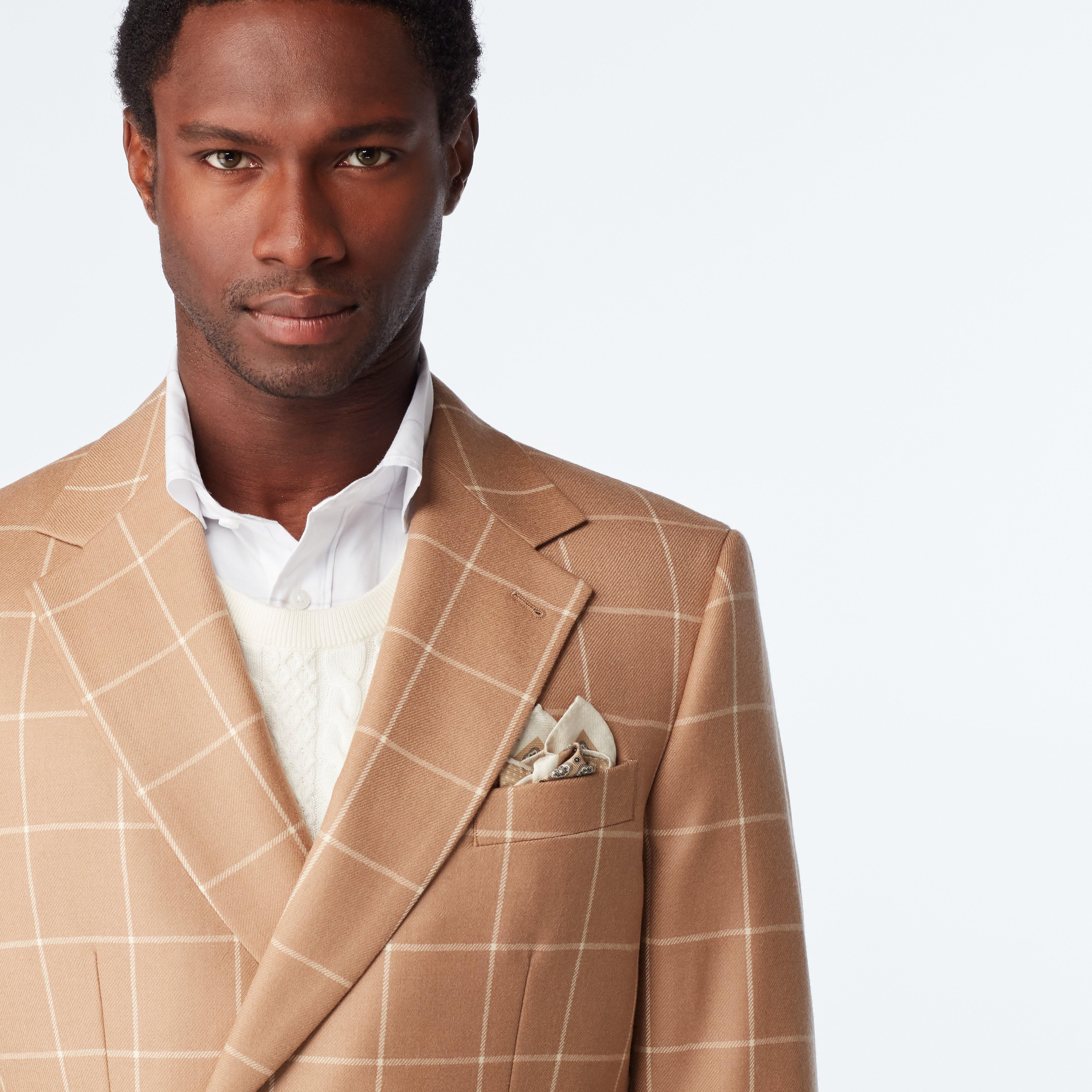 Product thumbnail 4 Camel blazer - Durham Checked Design from Fall / Winter Indochino Collection
