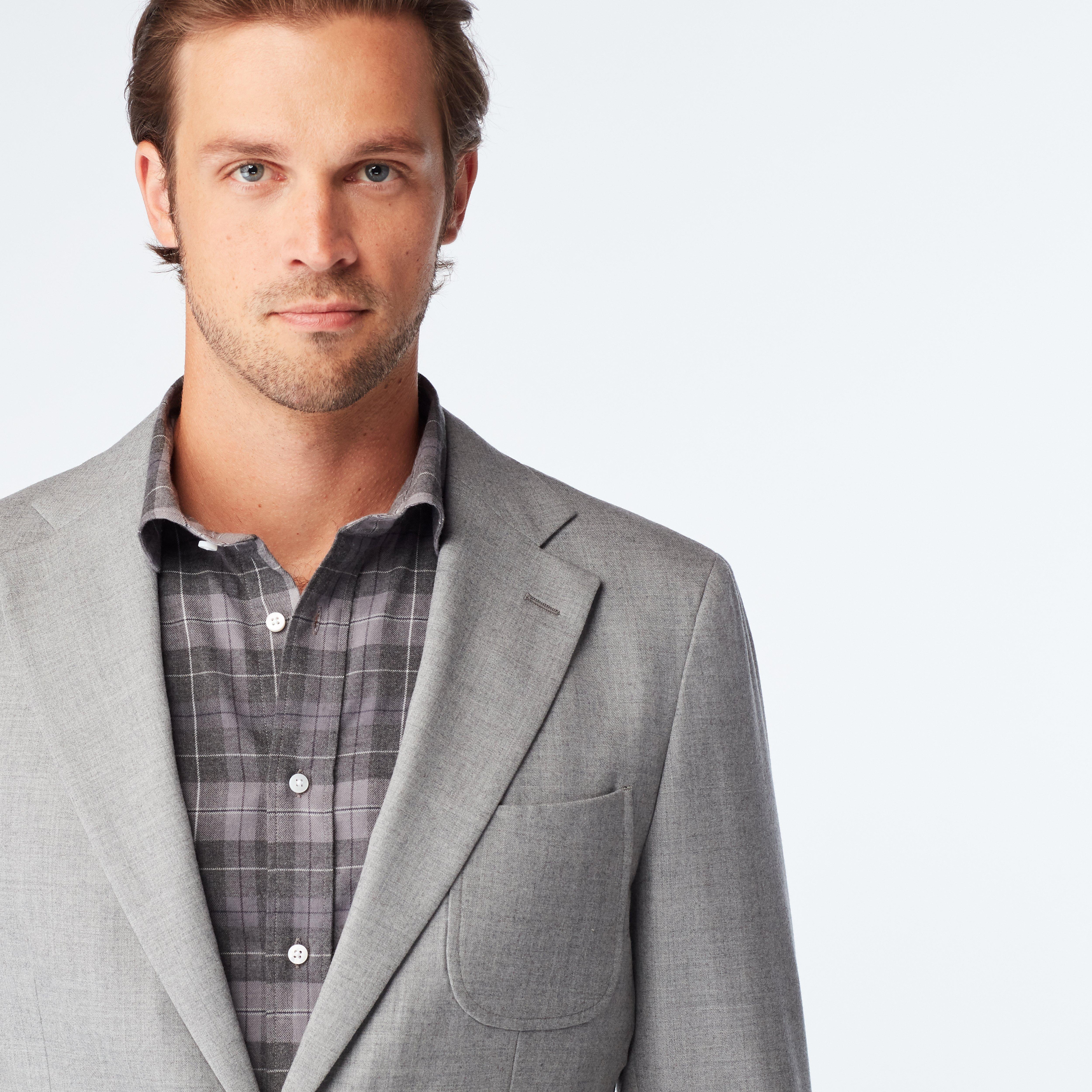 Product thumbnail 4 Gray blazer - Hayward Solid Design from Luxury Indochino Collection