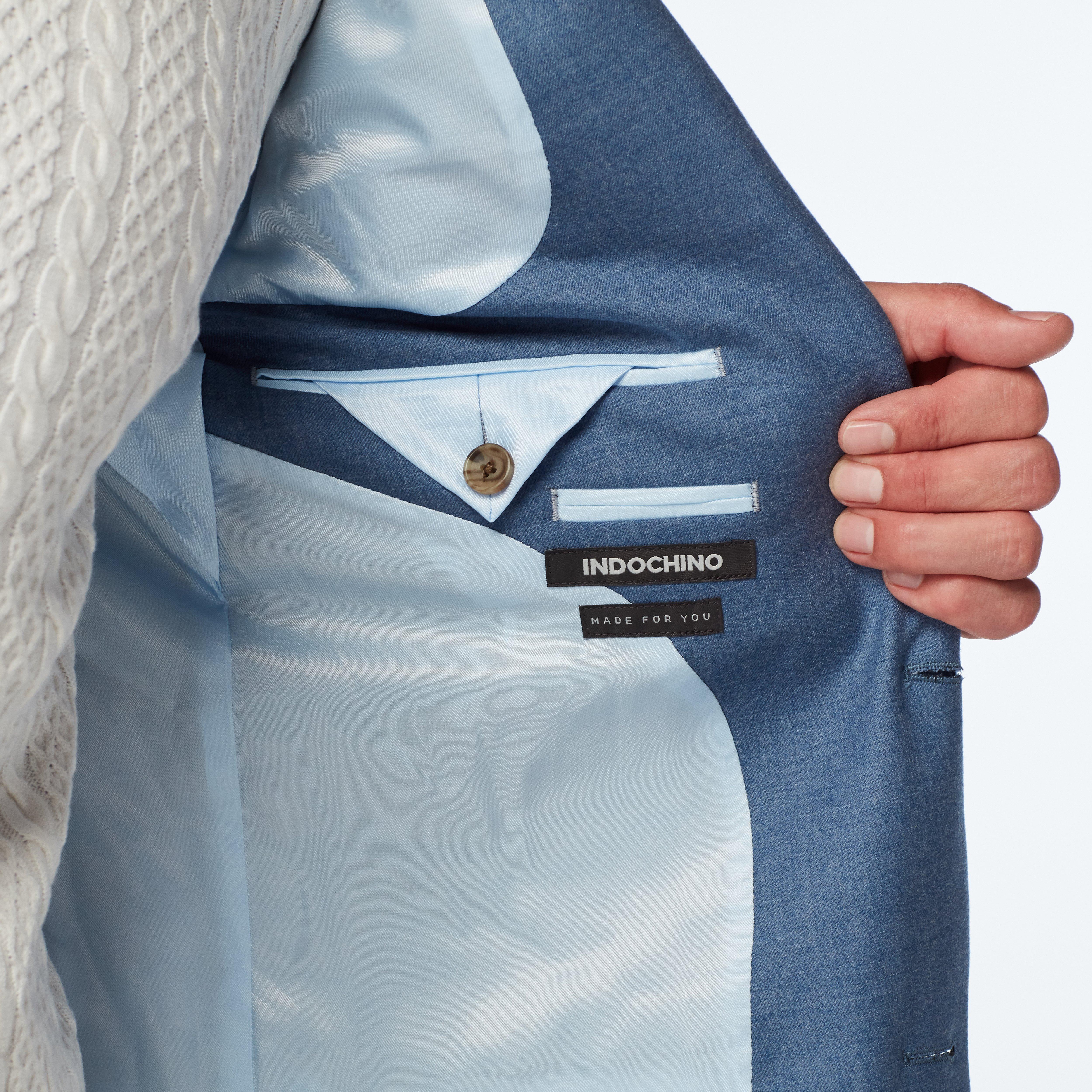 Product thumbnail 5 Blue suit - Hayward Solid Design from Luxury Indochino Collection