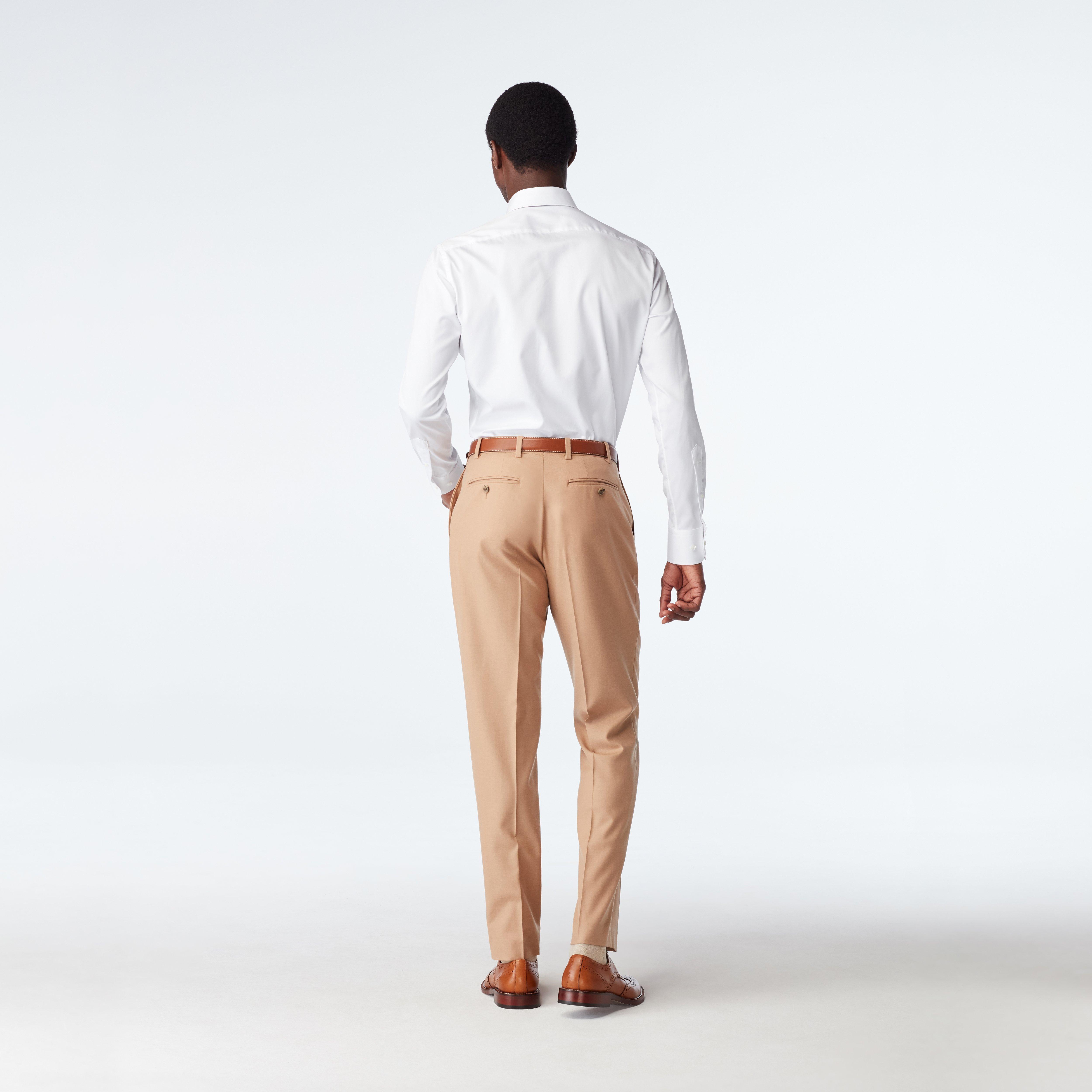 Product thumbnail 2 Camel pants - Hayward Solid Design from Luxury Indochino Collection