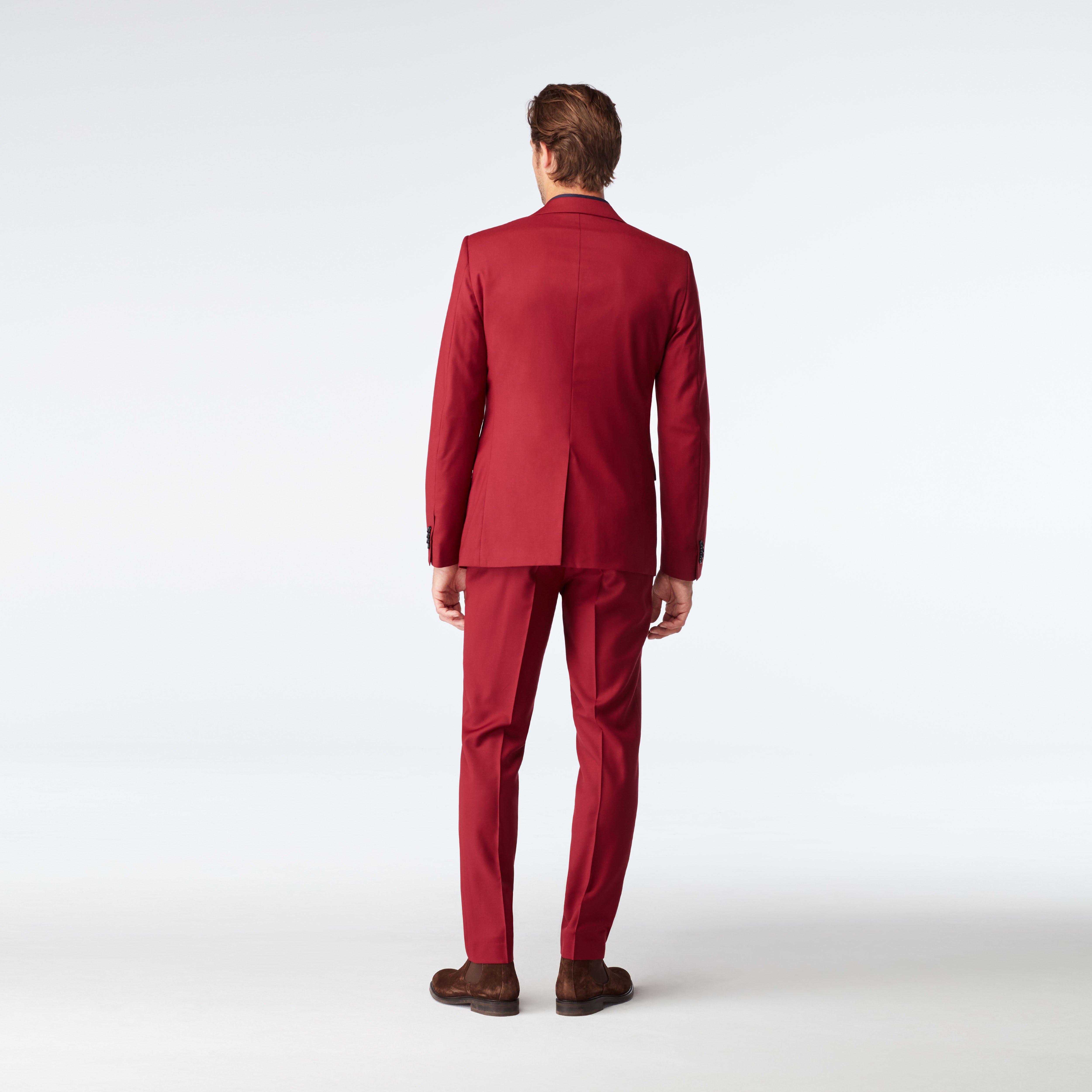 Product thumbnail 2 Red blazer - Hemsworth Solid Design from Premium Indochino Collection