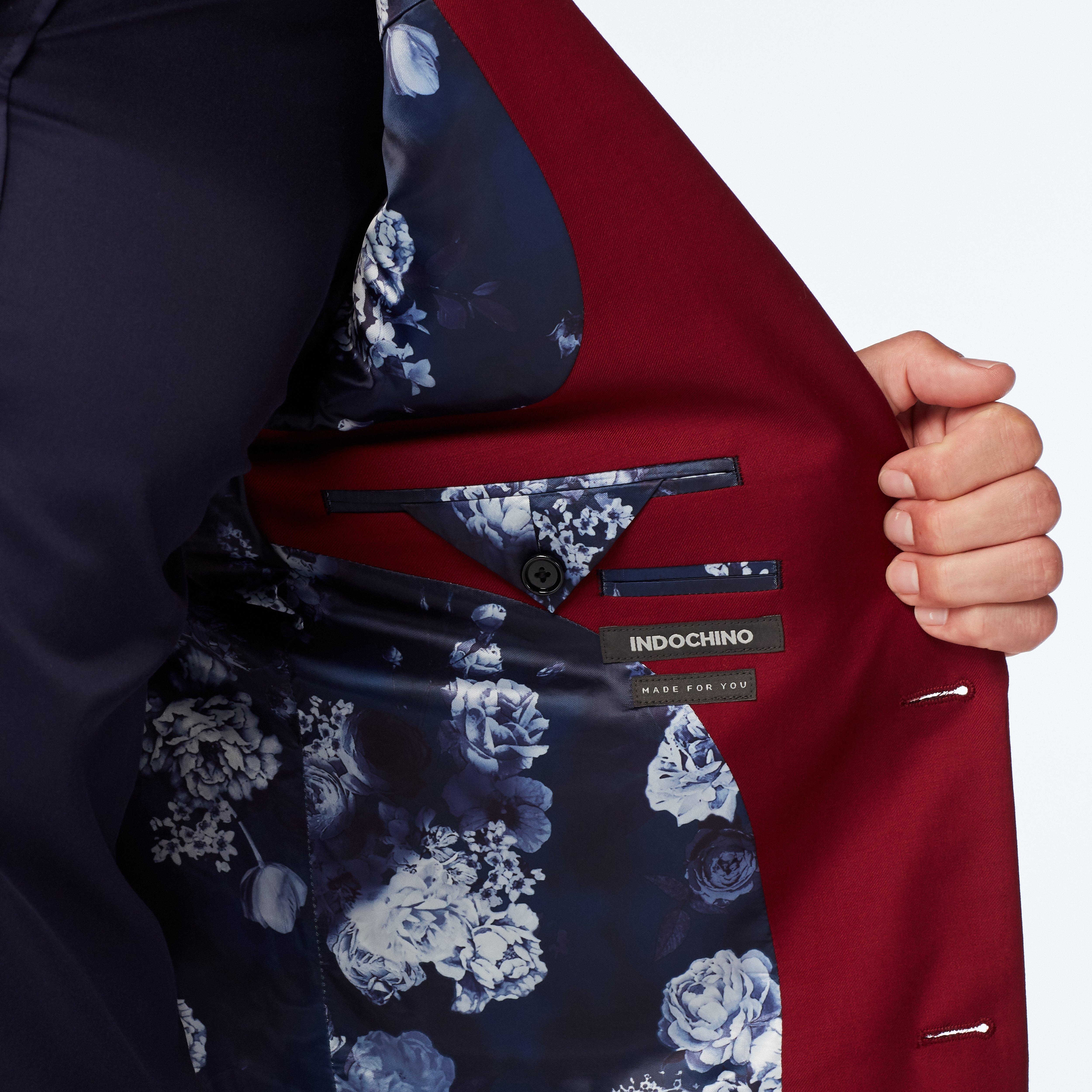 Product thumbnail 3 Red blazer - Hemsworth Solid Design from Premium Indochino Collection