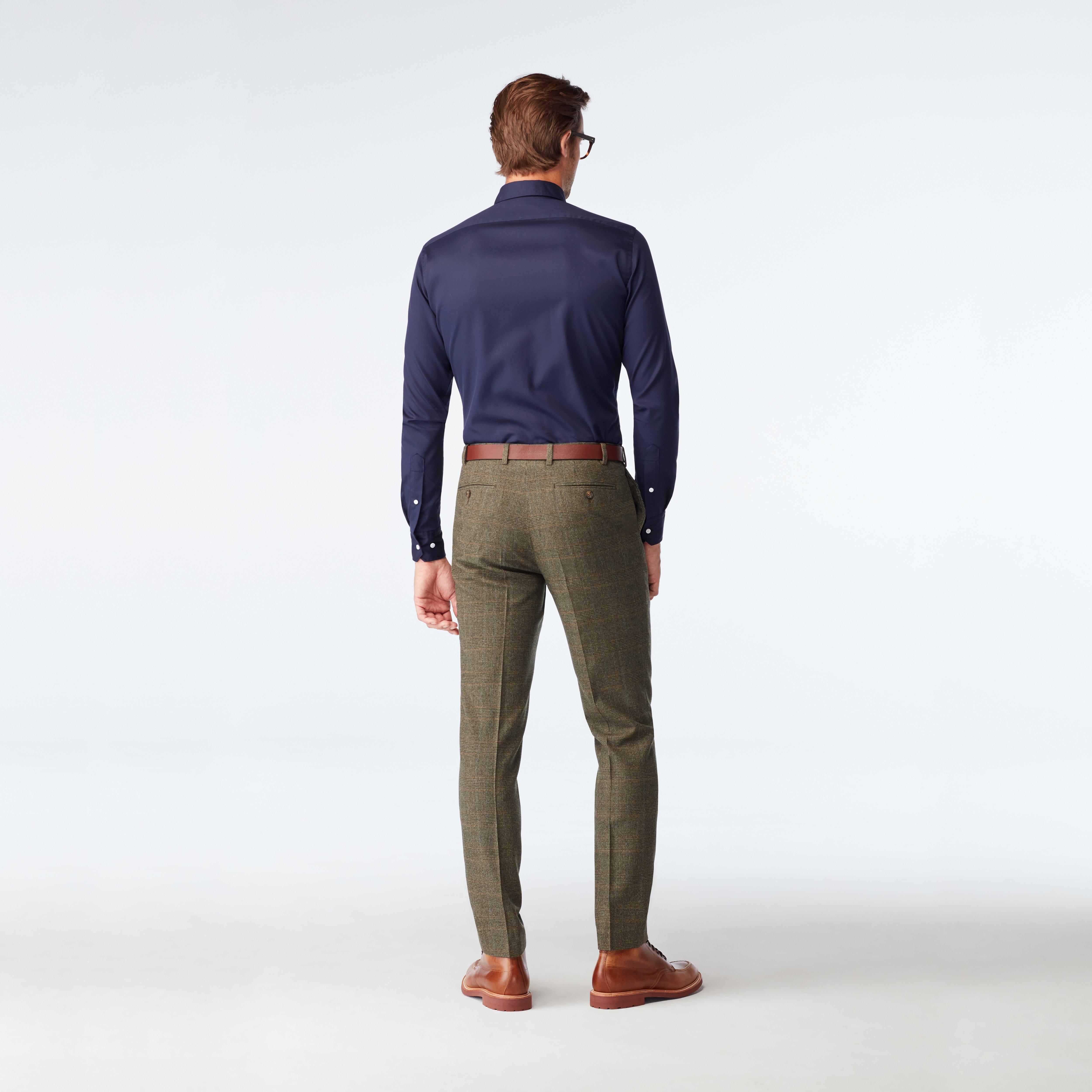 Product thumbnail 4 Olive suit - Felton Houndstooth Design from Seasonal Indochino Collection