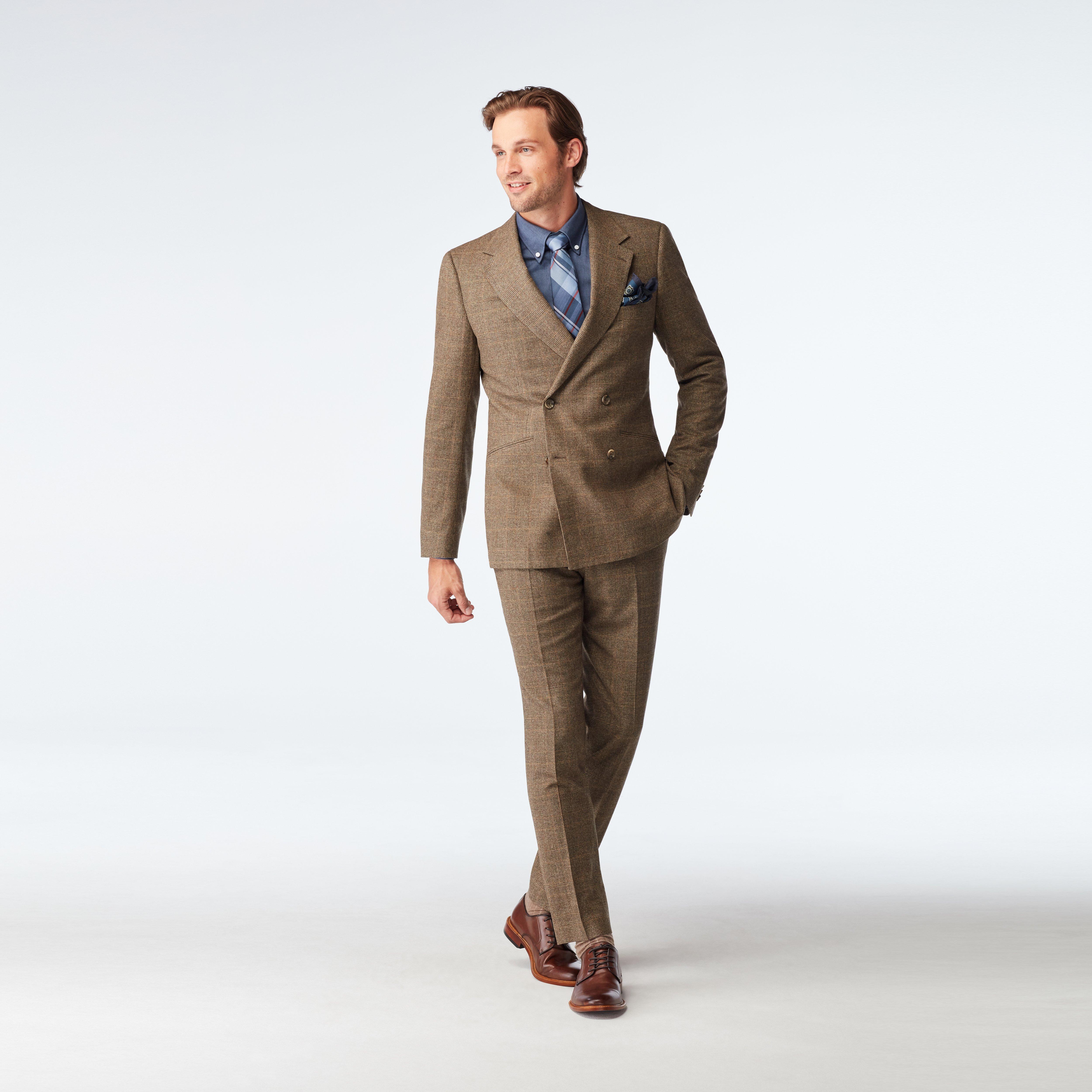 Felton Glen Check Light Brown Blazer