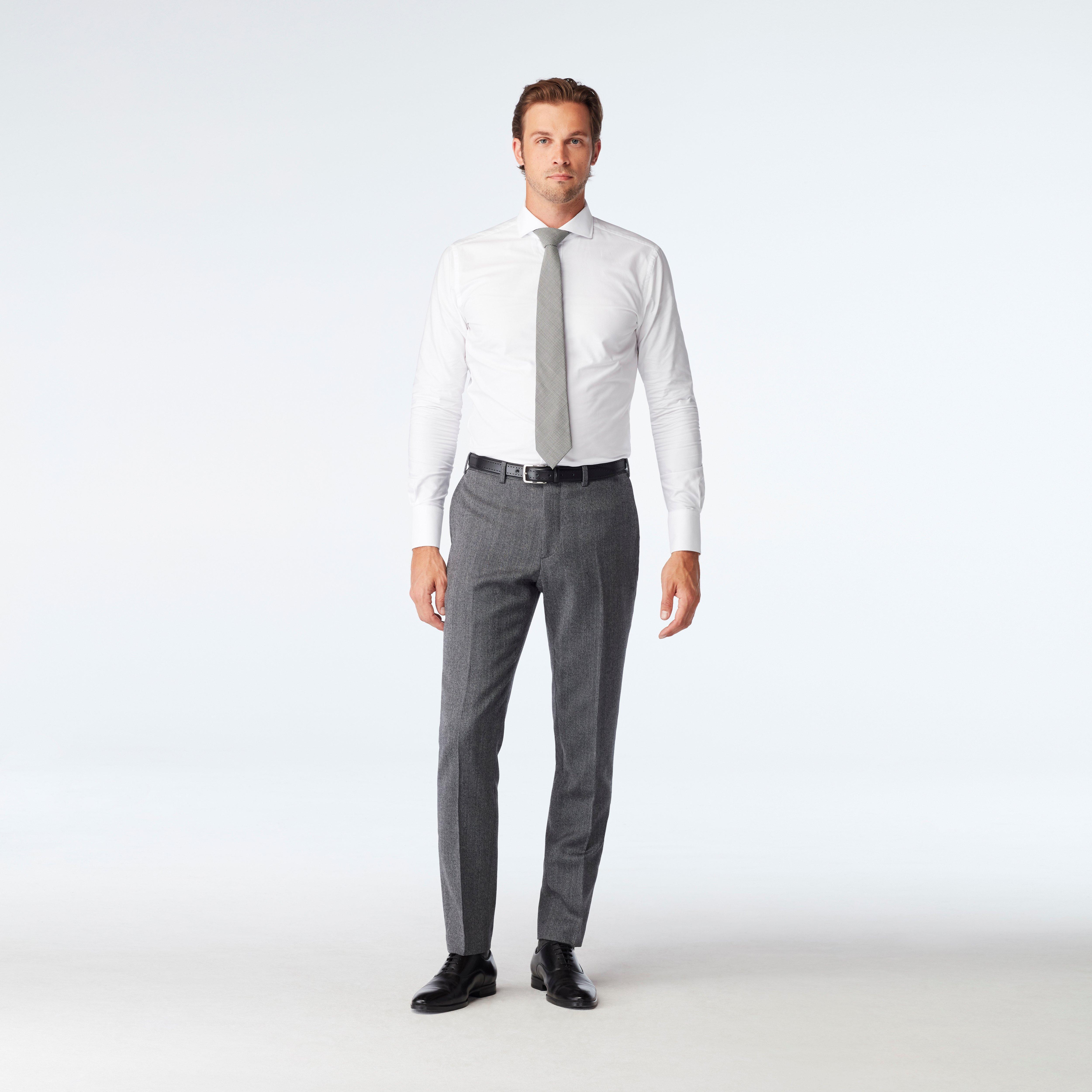 Product thumbnail 3 Gray suit - Farhill Herringbone Design from Seasonal Indochino Collection