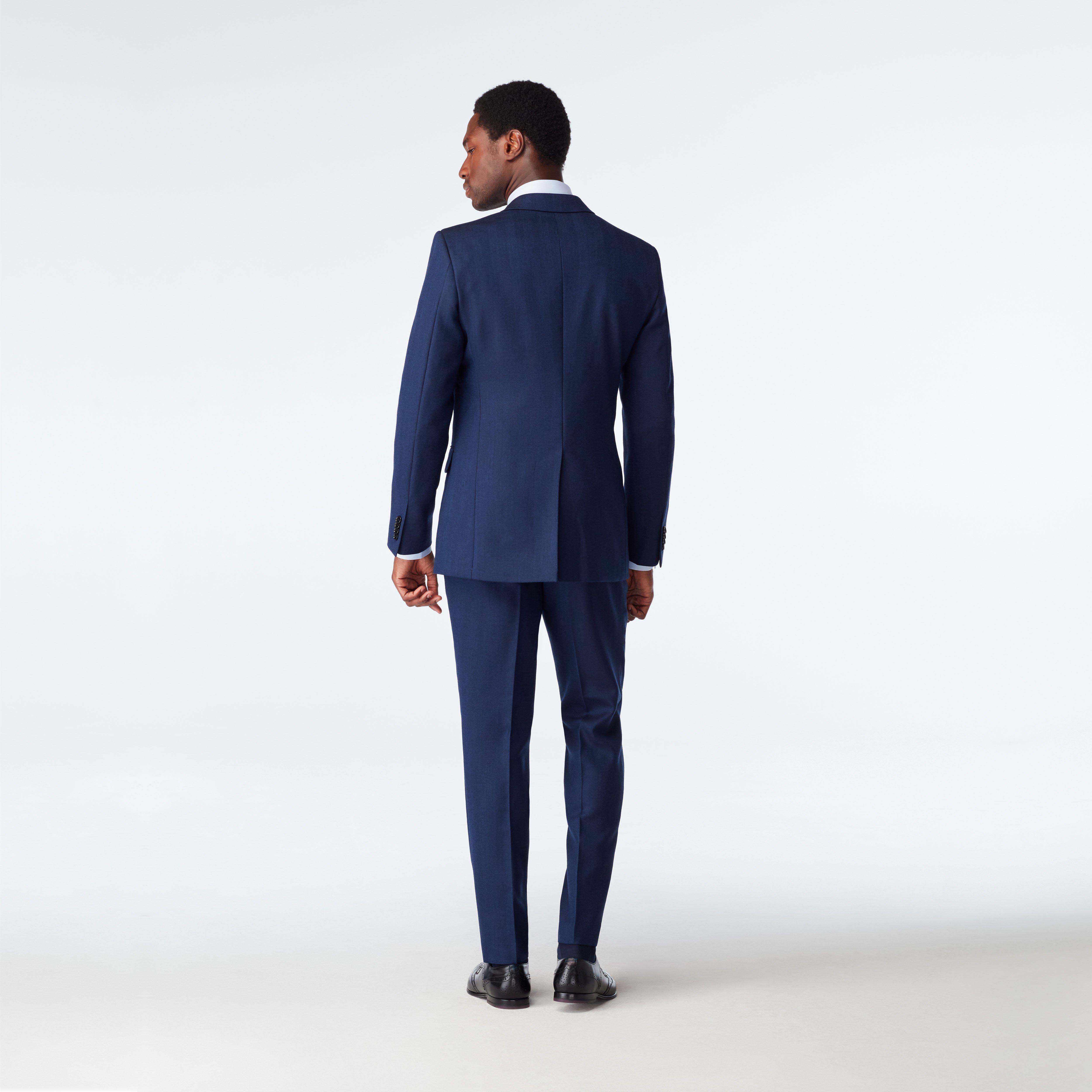Product thumbnail 2 Blue suit - Farhill Herringbone Design from Seasonal Indochino Collection