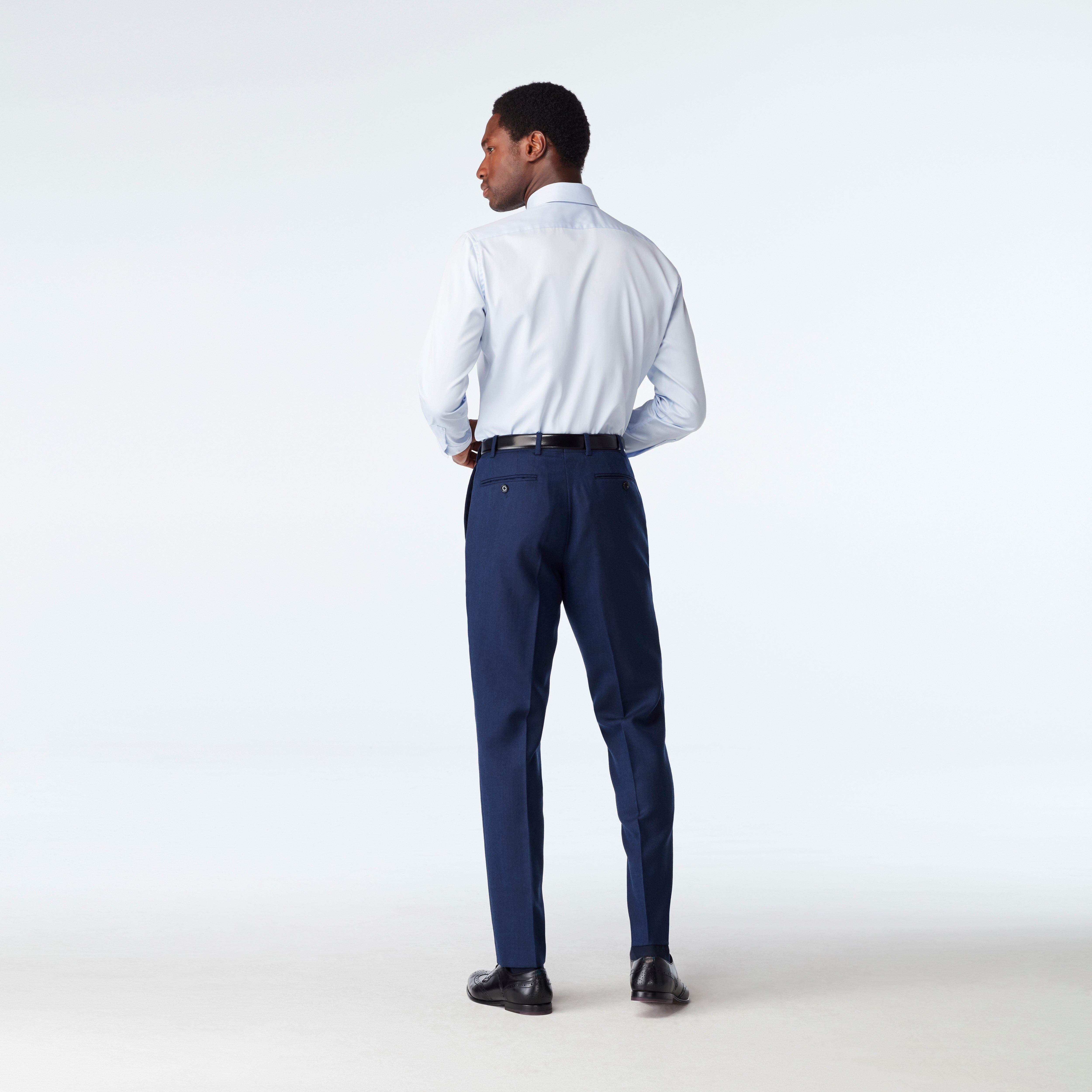 Product thumbnail 4 Blue suit - Farhill Herringbone Design from Seasonal Indochino Collection