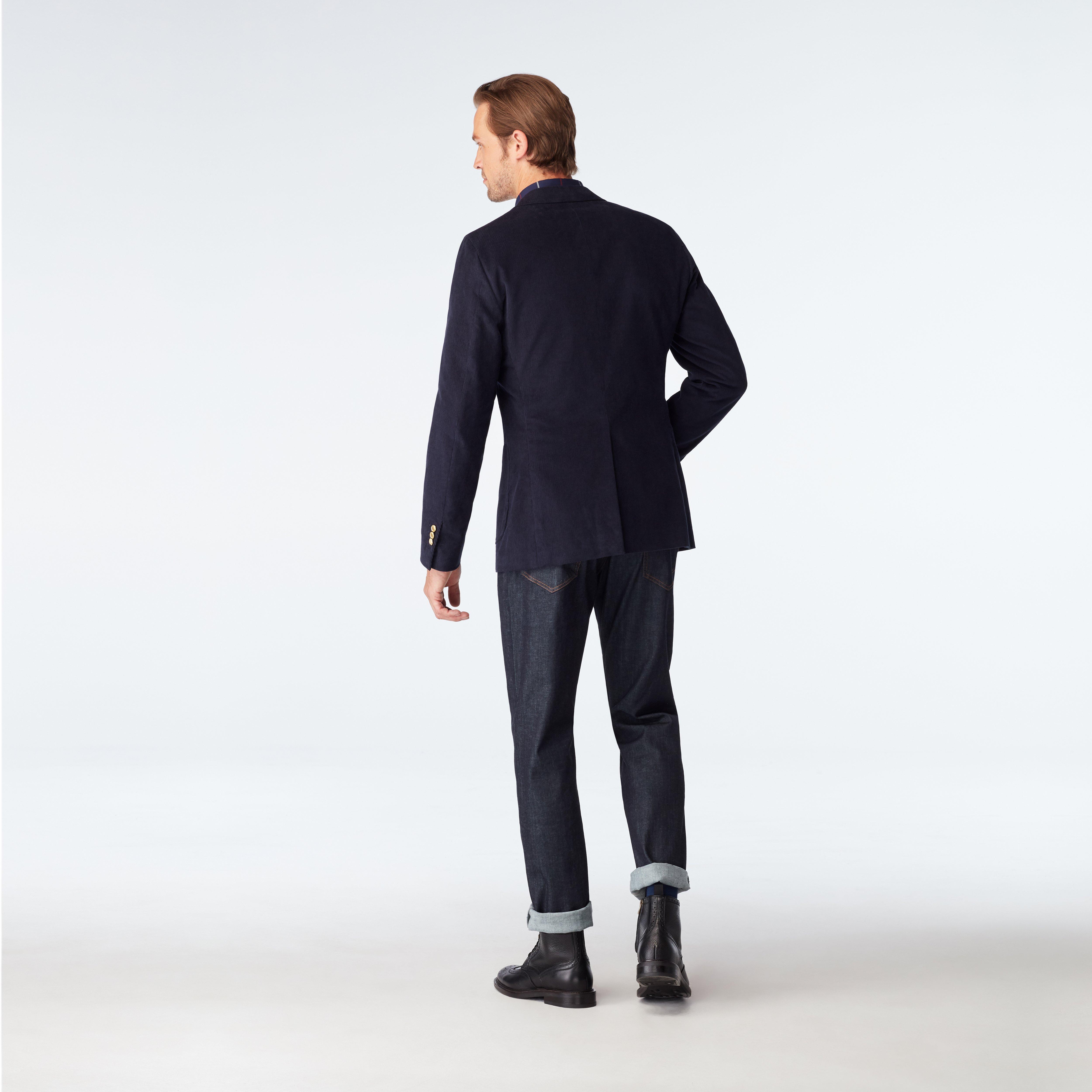 Product thumbnail 2 Blue blazer - Flaxton Solid Design from Seasonal Indochino Collection