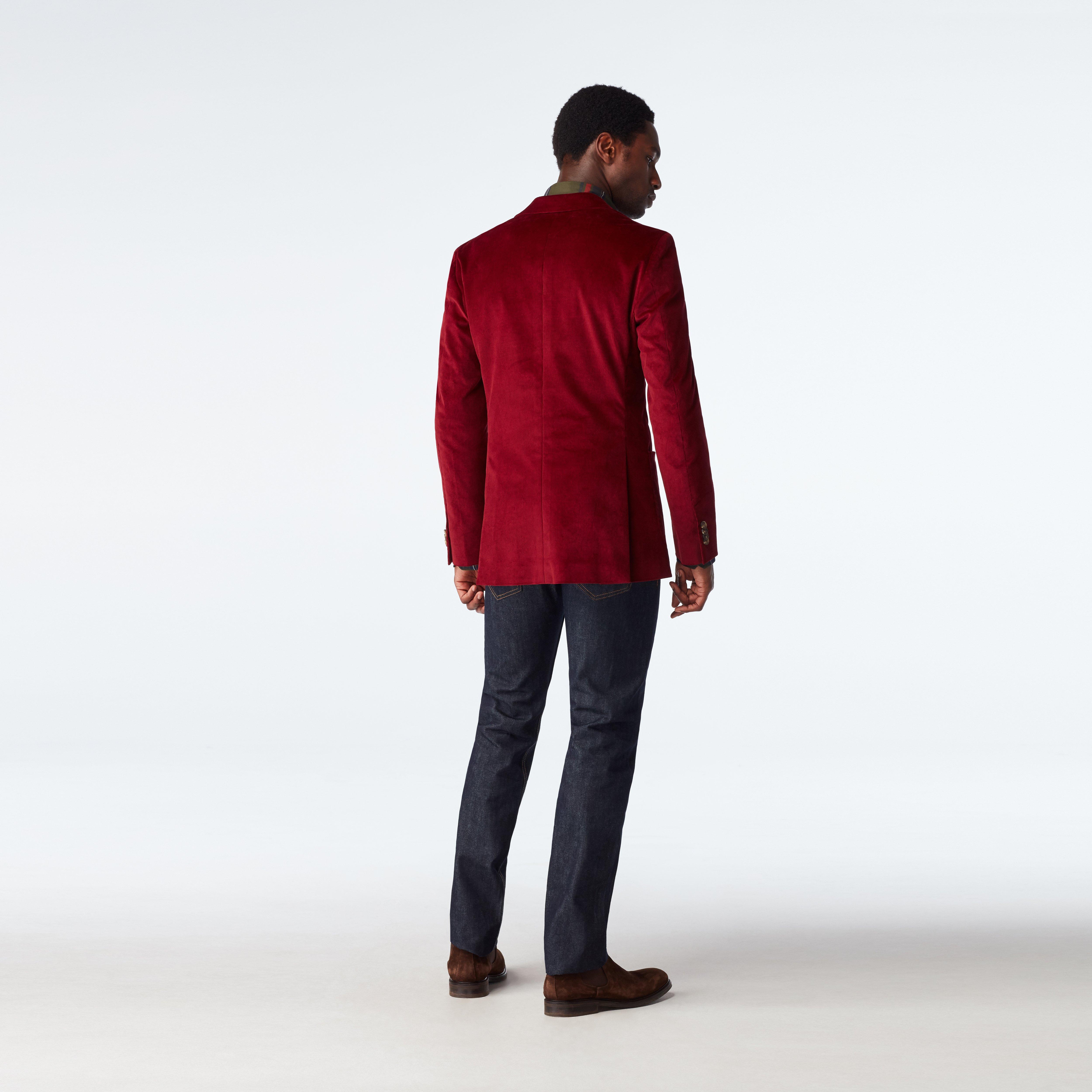 Product thumbnail 2 Red blazer - Flaxton Solid Design from Fall / Winter Indochino Collection