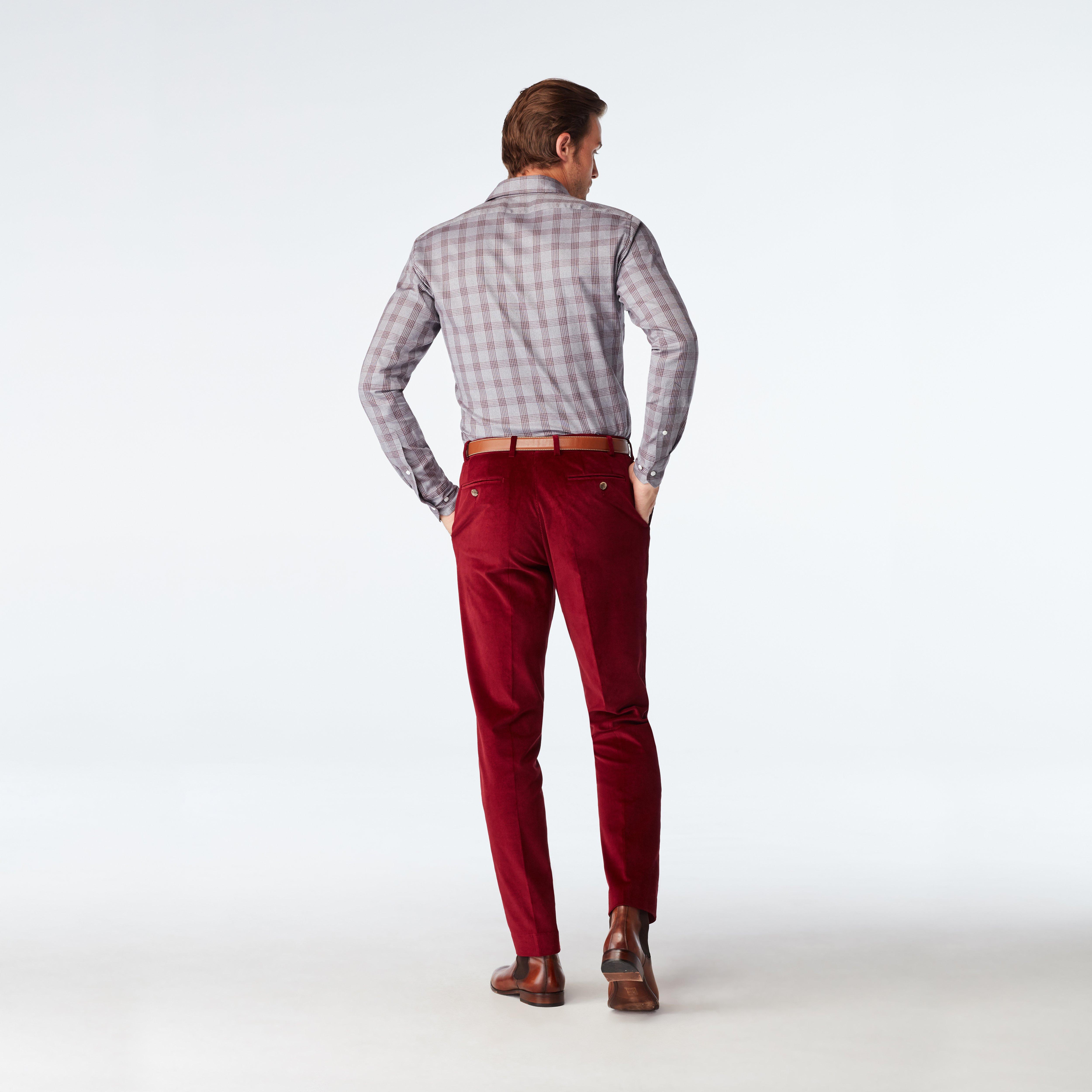 Product thumbnail 2 Red pants - Flaxton Solid Design from Seasonal Indochino Collection