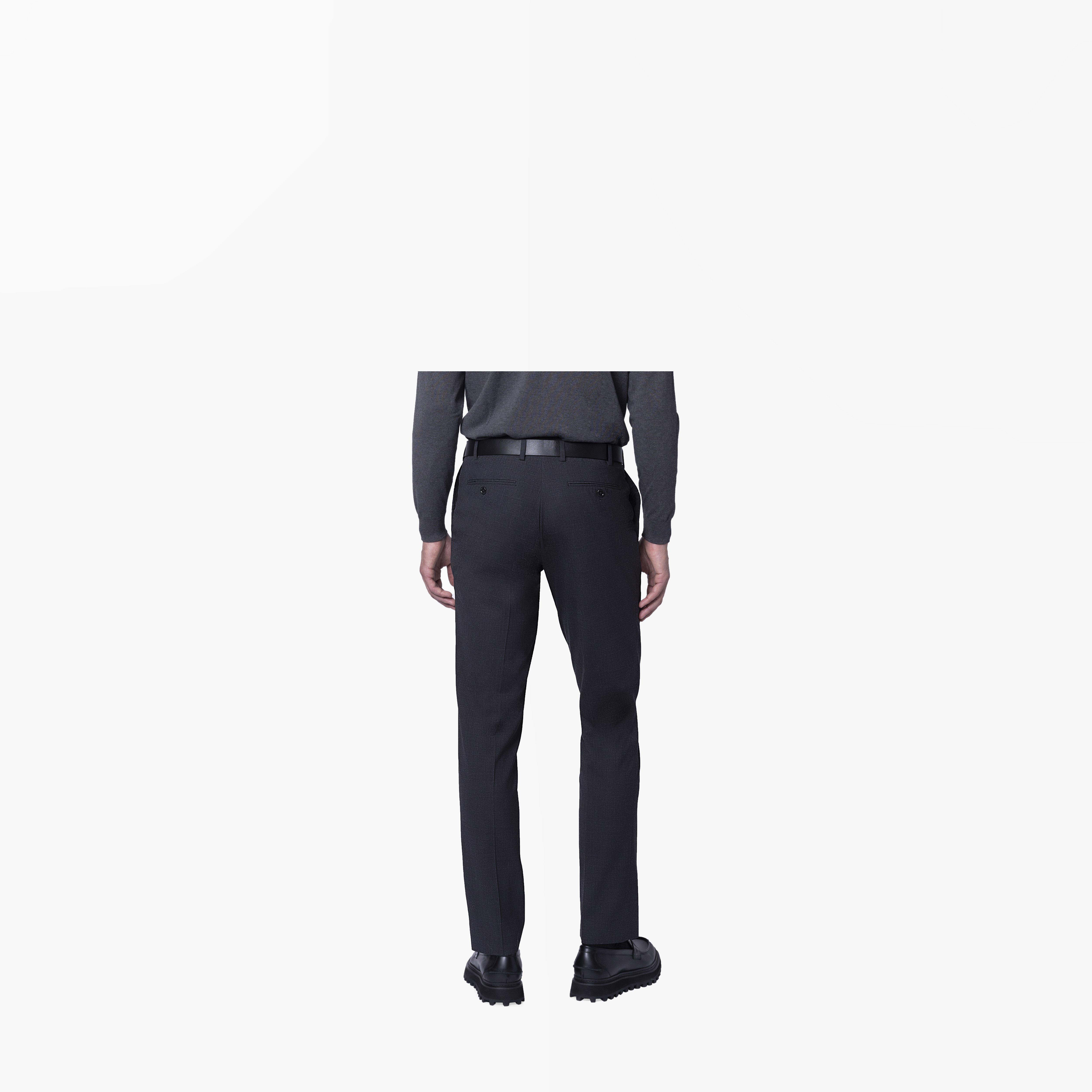 Custom Pants Made For You Howell Wool Stretch Charcoal Pants INDOCHINO