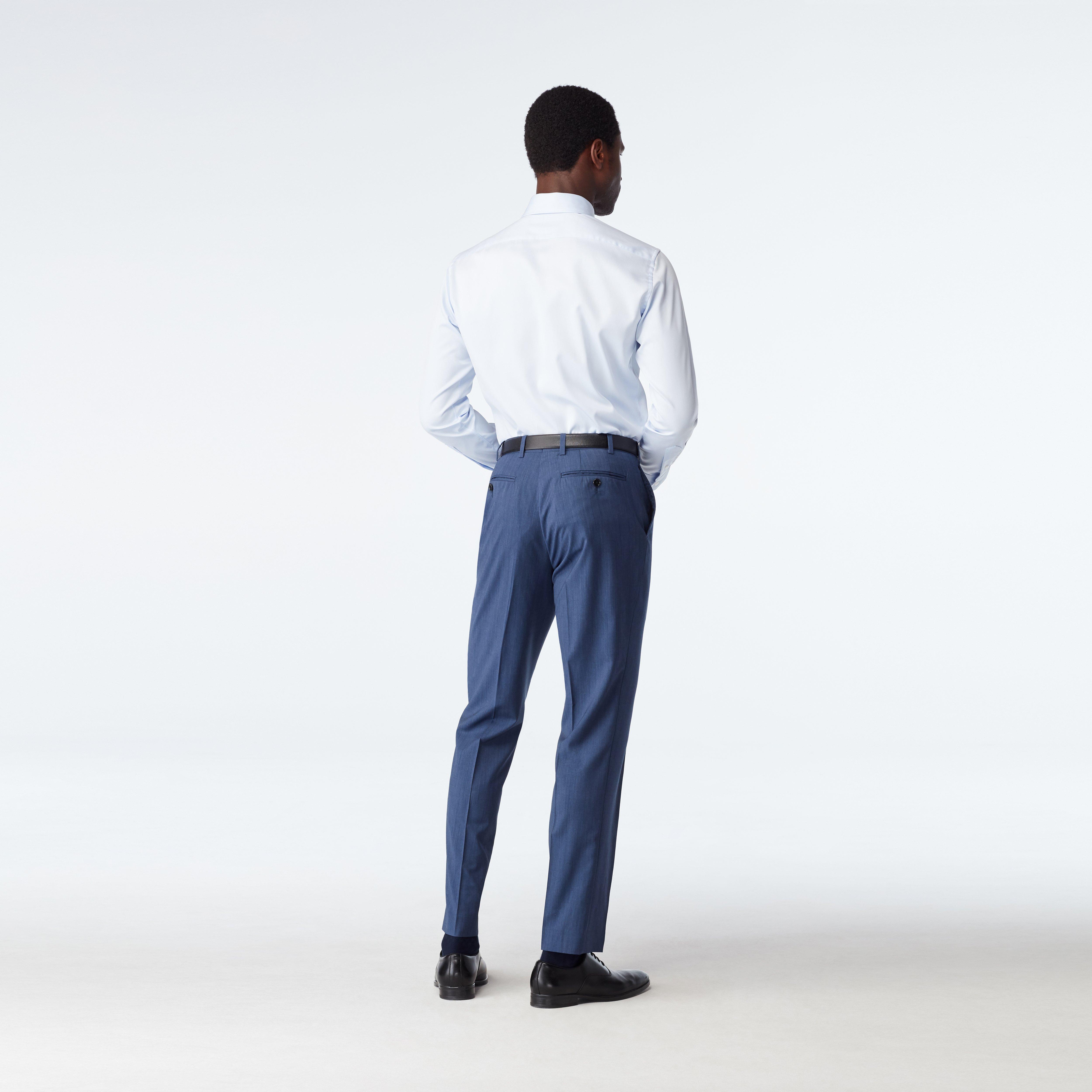 Product thumbnail 2 Blue pants - Howell Solid Design from Luxury Indochino Collection