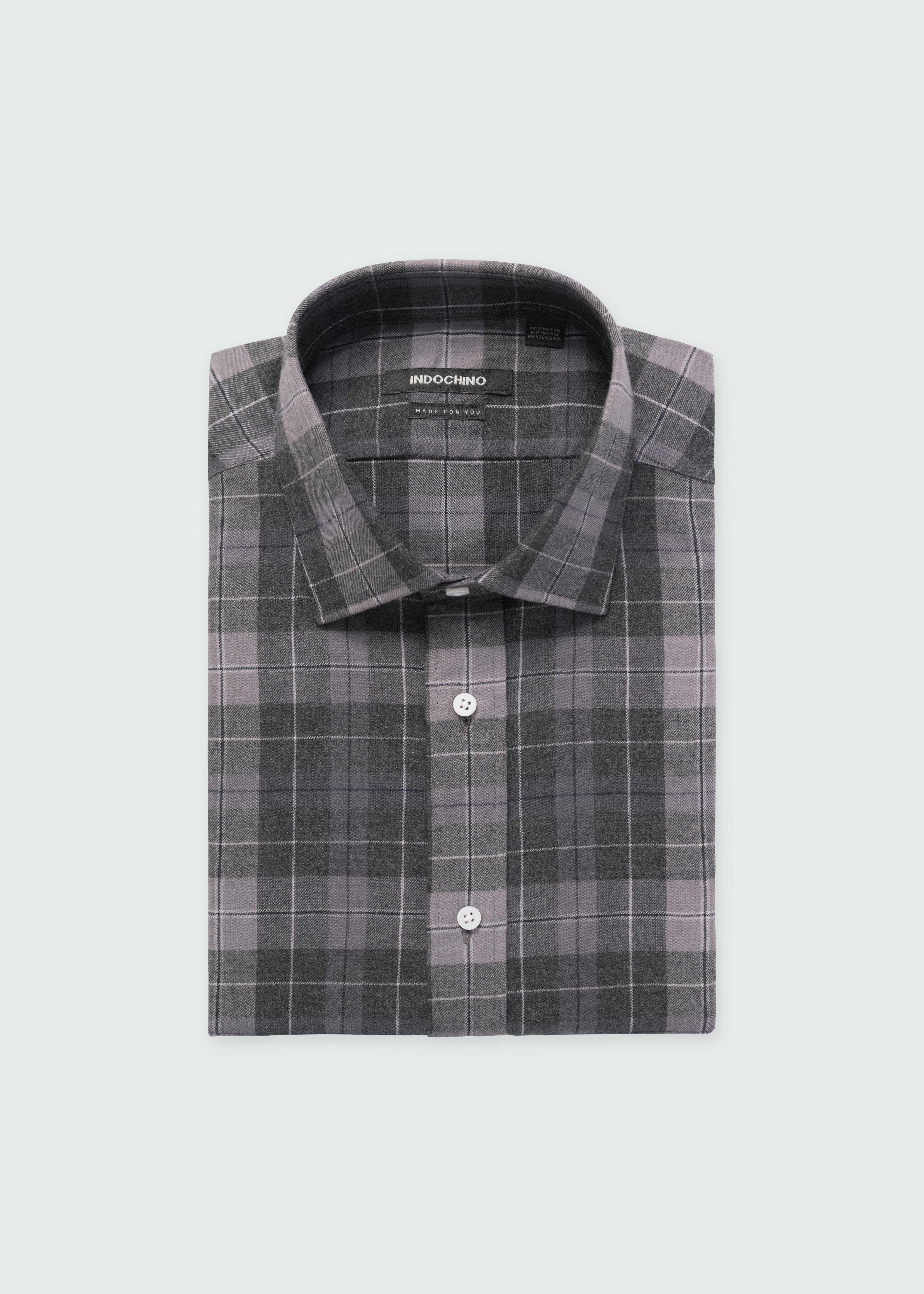 Fellgate Plaid Gray Shirt