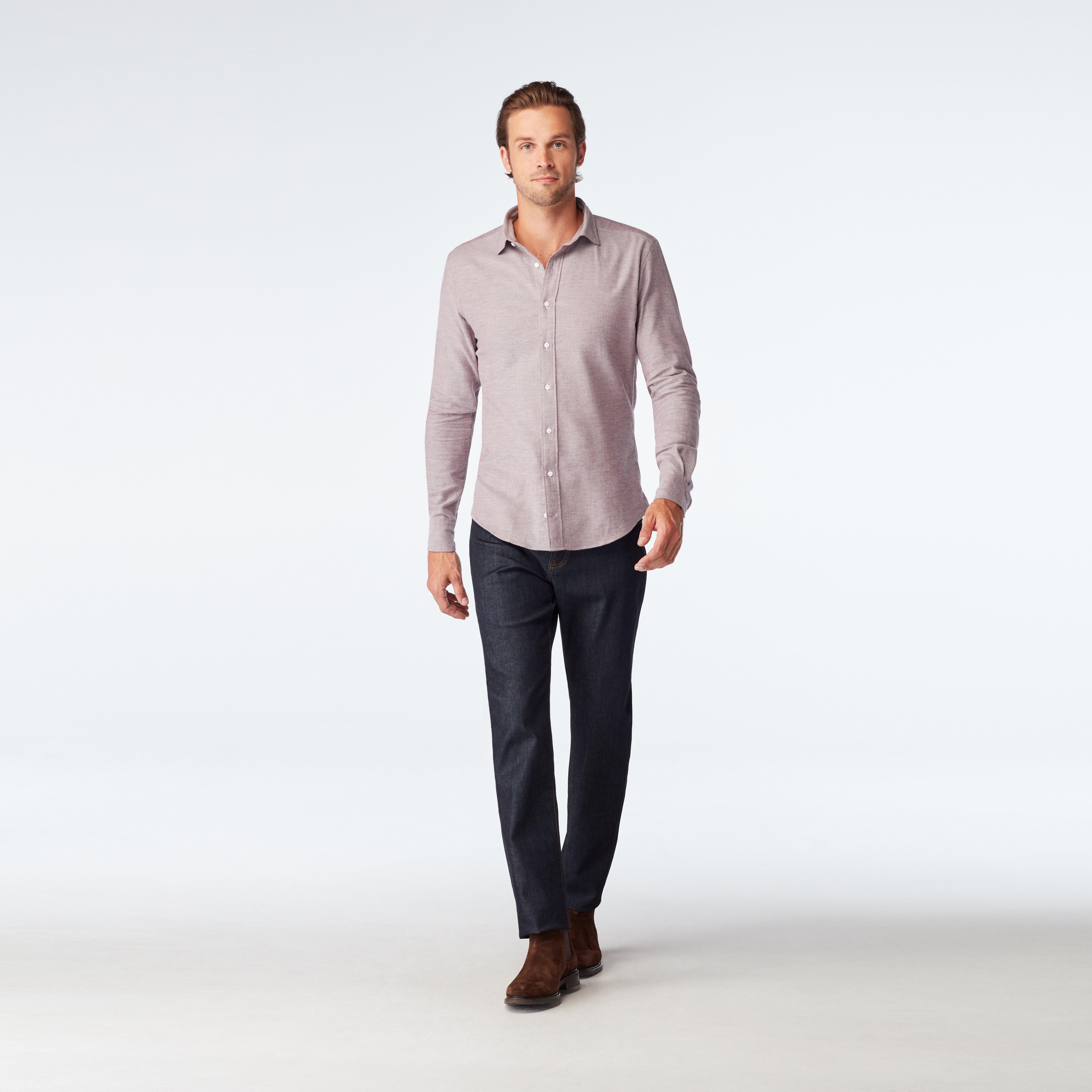 herringbone mens shirt